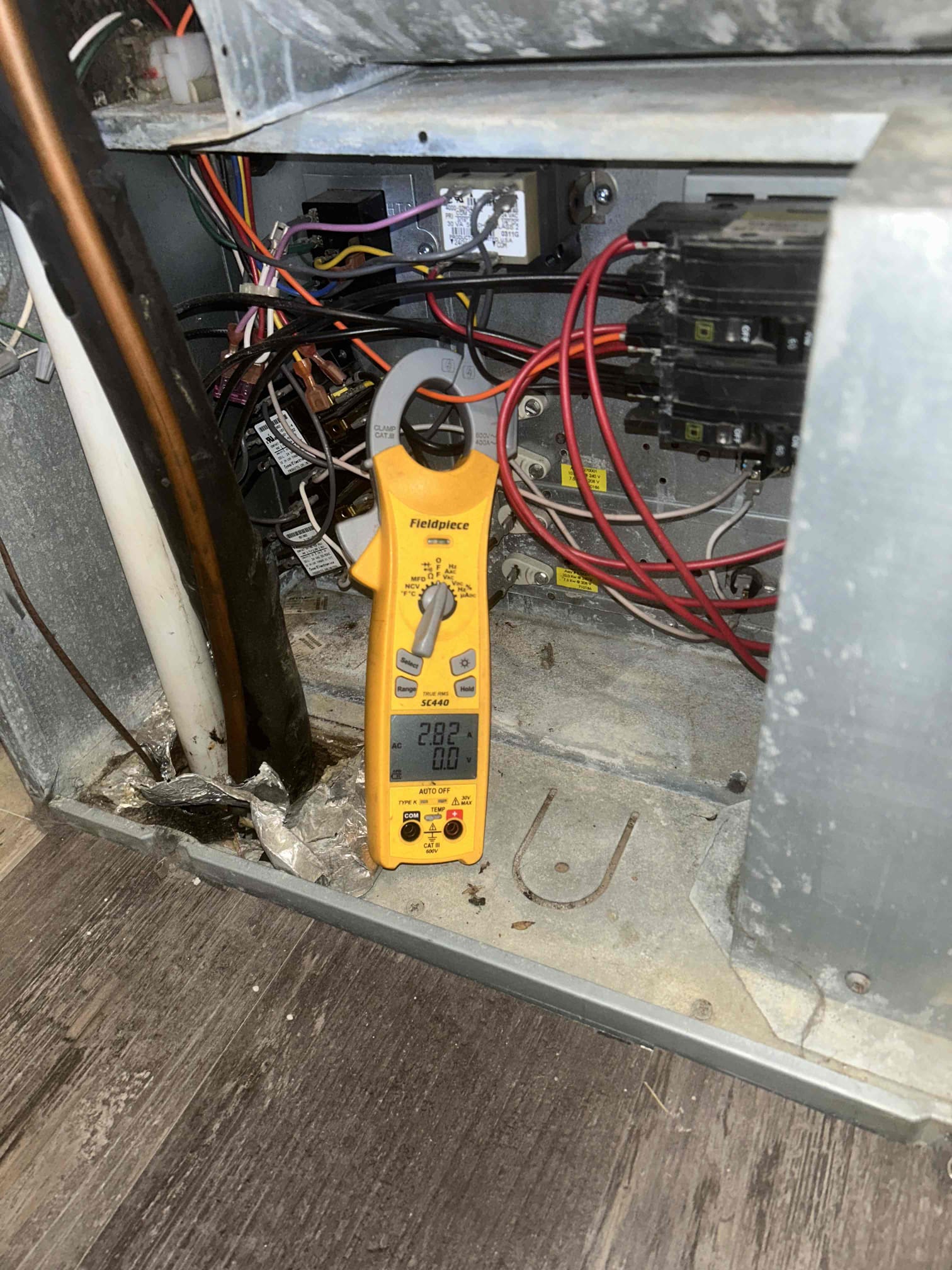 I completed maintenance on an electric furnace, verified the filter, cleanliness, checked all limits and ohms, and inspected the resistance, heat kit, and heat strips. The client spoke about a concern with an odor in the home, and I inspected the resistance, heat kit, and heat strips. The client is interested in duct cleaning and possible coil cleaning if the issue is not resolved.