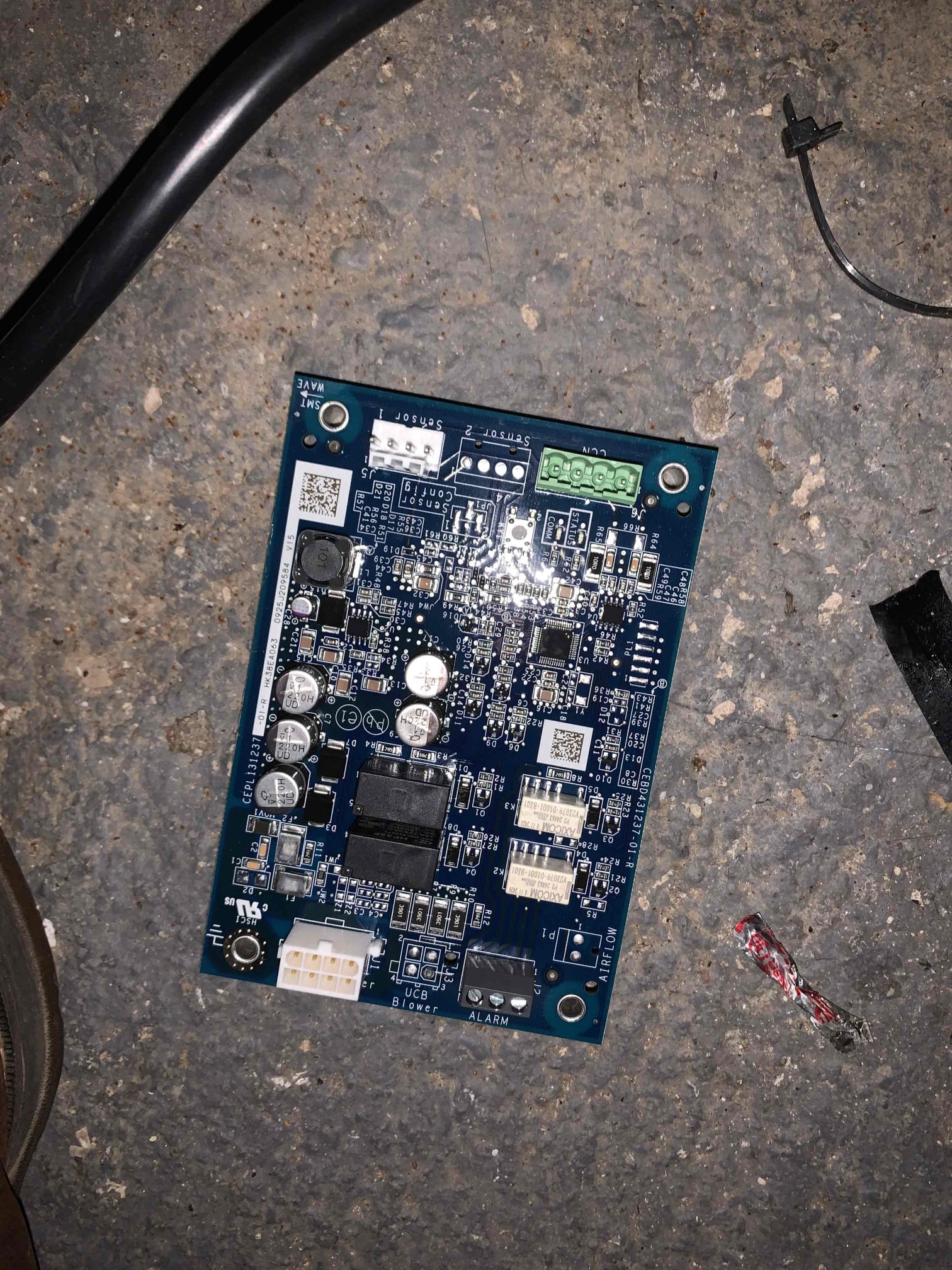 I was called to a home to replace a mitigation board under warranty. The mitigation board was installed incorrectly, and the warranty covered the replacement. I replaced the mitigation board and tested it to ensure it was working properly.