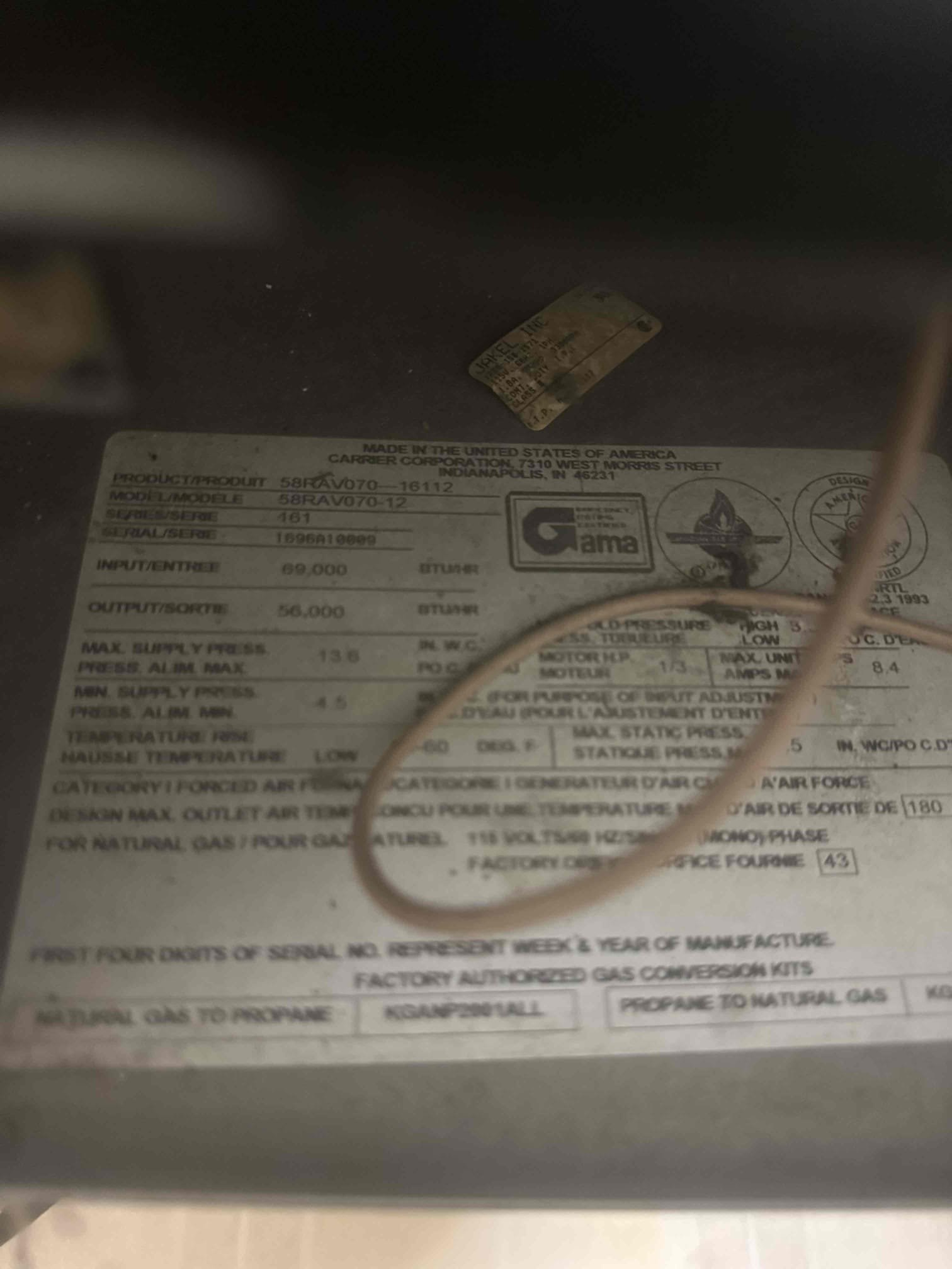 The furnace was running okay, but there were a few minor issues. The pilot light was out, and the thermostat was not working properly. I checked the gas line and found that it was not connected properly. I reconnected the gas line and tested the thermostat. The thermostat was working properly, and the furnace was running smoothly. I also checked the air filter and found that it was dirty, so I replaced it with a new one. The furnace is now running smoothly and efficiently.