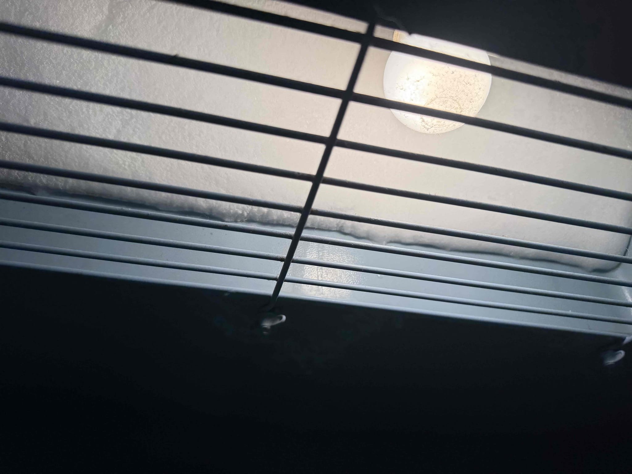 I was called to a home to repair a broken air conditioner. Upon arrival, I found that the unit was completely frozen over. I advised the homeowner to clean out the unit and let it completely thaw out. If there were any issues, they were to call me back.