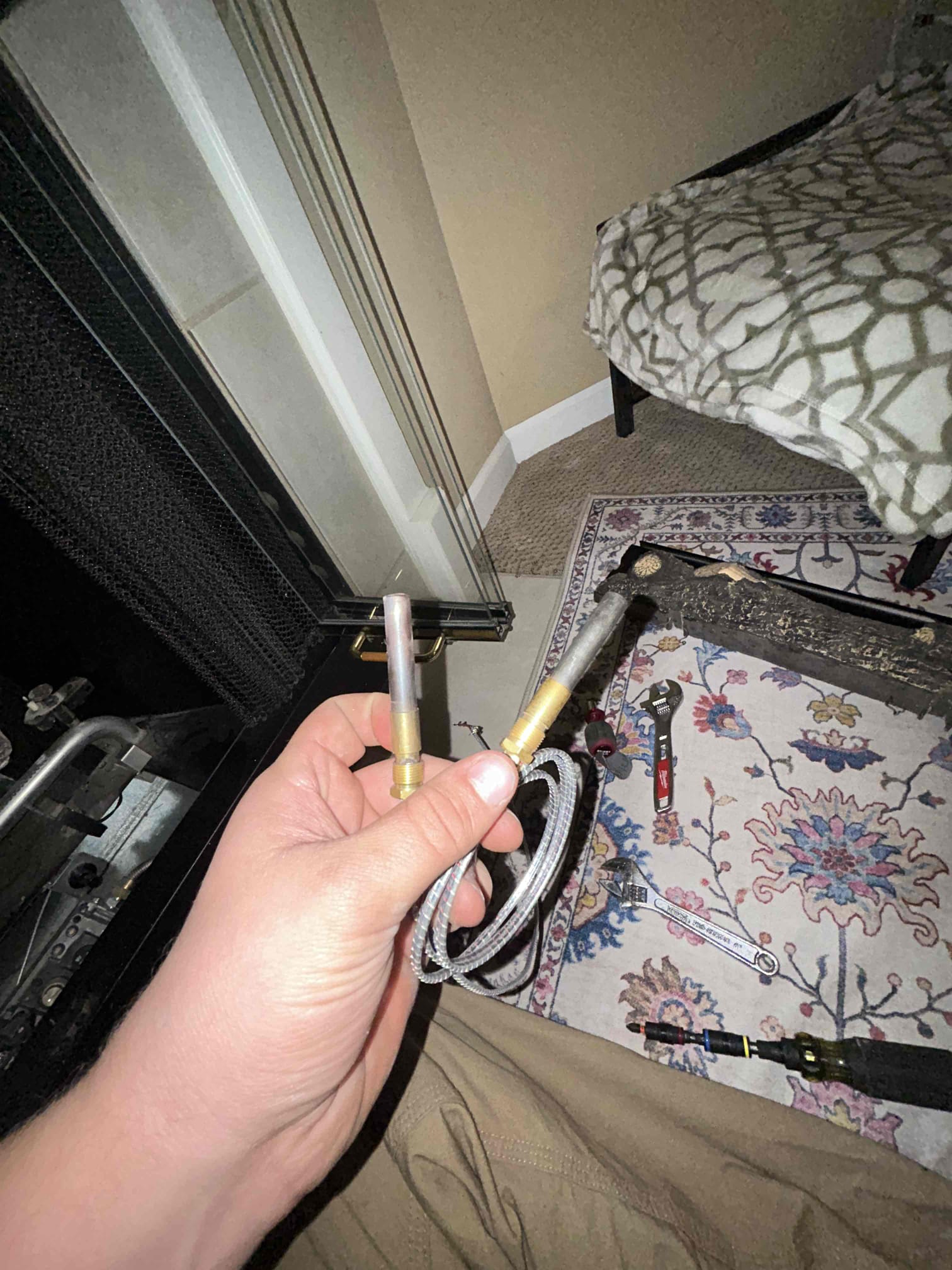 I was called to a home to install a new thermopile in a gas fireplace. Upon arrival, I found that the unit was not firing. I discovered that the gas valve had also failed. I explained to the customer that the repair would be more than a simple replacement of the fireplace. I offered to install a new one for them, but they declined. I explained that the repair would require specialized tools and expertise that they did not have. I also mentioned that I could hire us out to come install the new fireplace for them.