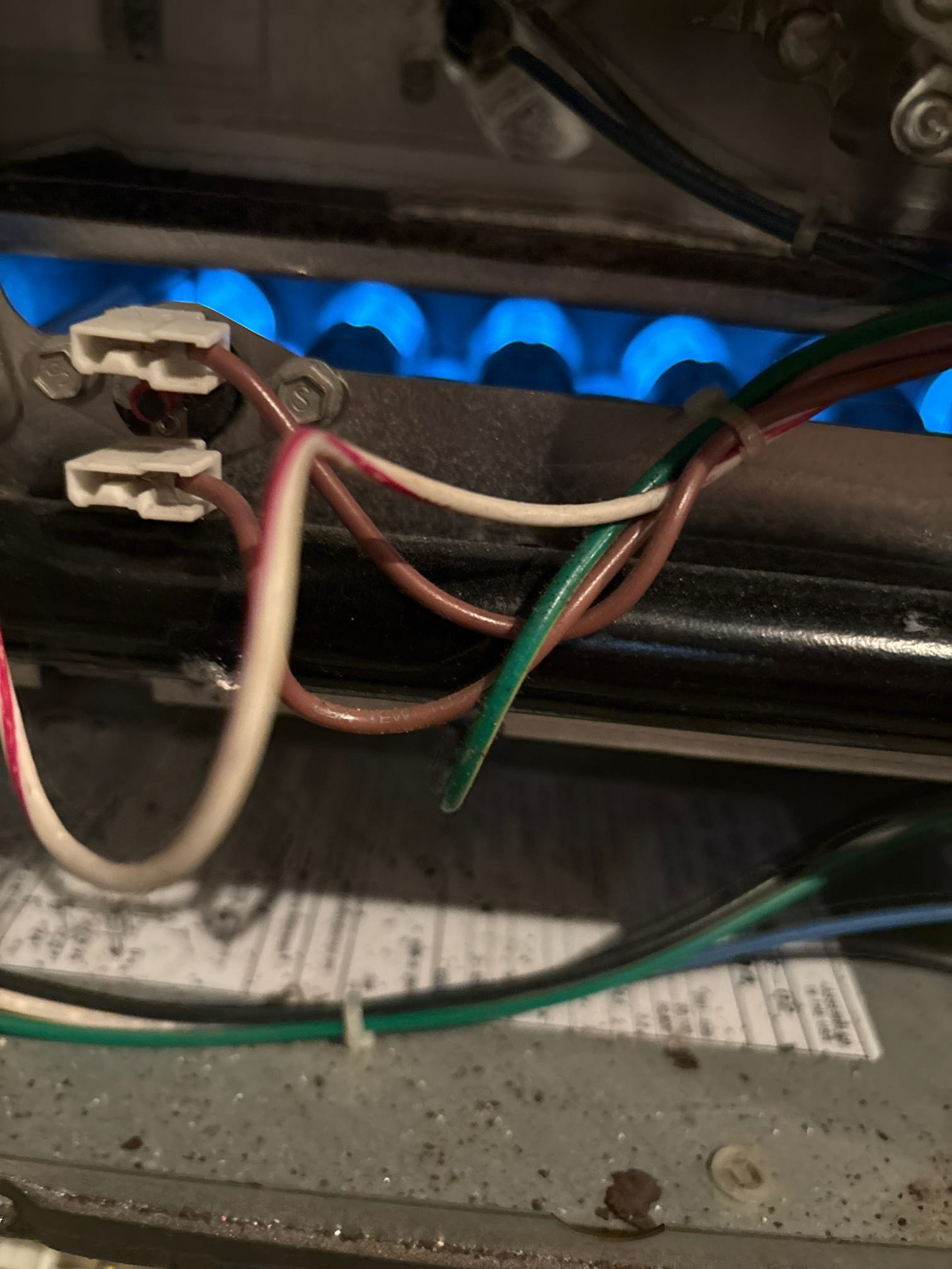 I arrived at the client's home and performed a routine maintenance check on their heating system. I ran the unit in heat gas and then shut it off. I checked the flame sensor and cleaned it if necessary. I turned the unit back into heating mode, and the system ran properly.