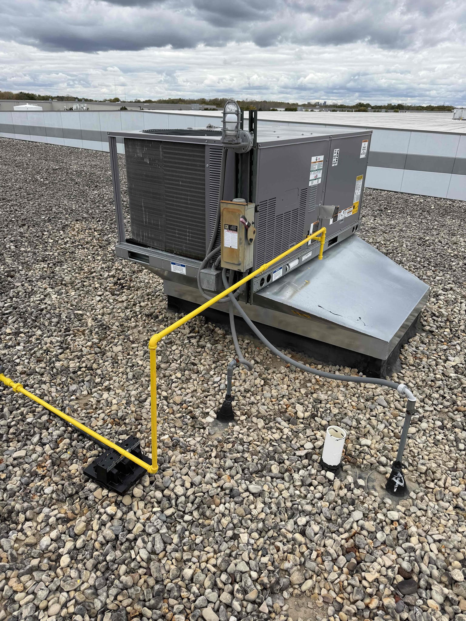 I was called to a home service job to replace a thermostat and repair wires in a drop ceiling. The thermostat was bad and the wires needed to be repaired. I scheduled a second guy to come out and complete the job.