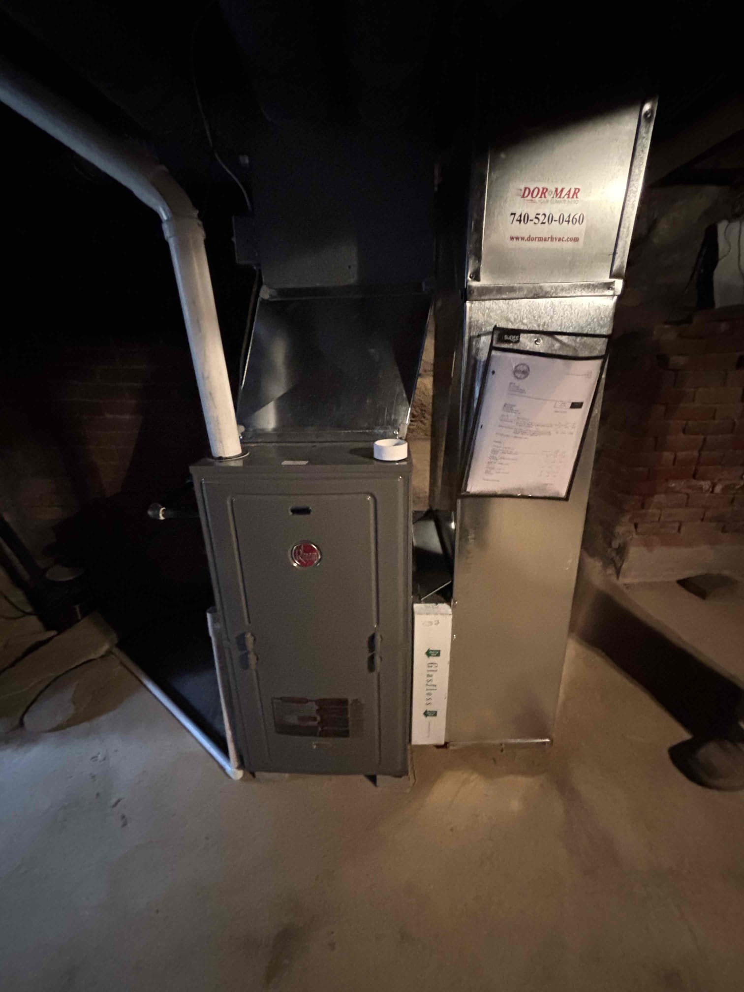 I was hired to install a new furnace in a home. The furnace was a gas-powered unit that required a gas line to be run from the street to the house. I started by removing the old furnace and venting the gas line. I then installed the new furnace and vented the gas line to the outside. I also installed a new thermostat and tested the furnace to make sure it was working properly.