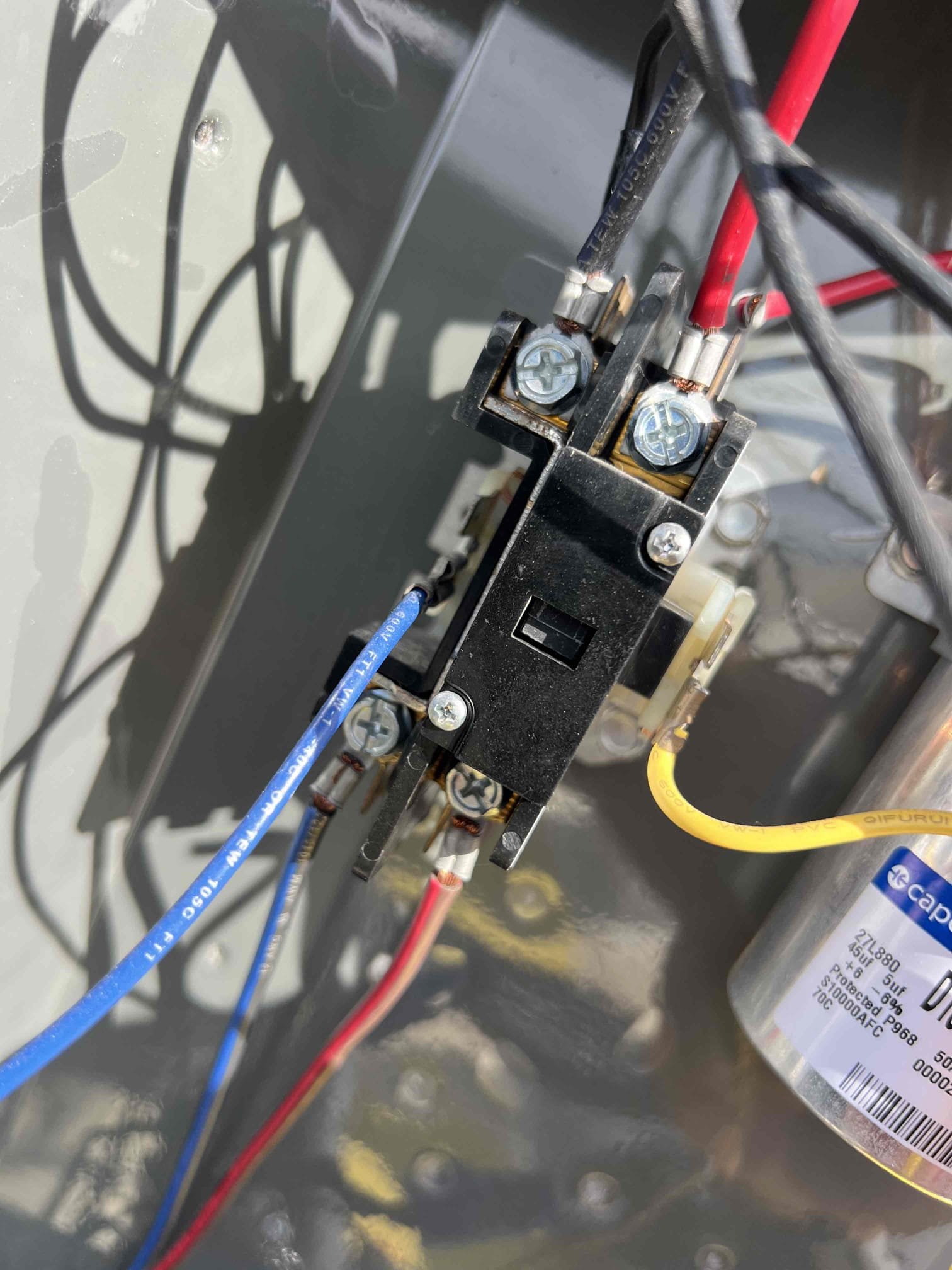 I am a highly skilled home service professional. I recently completed a job that involved checking the operation of various equipment, including a coil. The coil had some algae on it, so I used a spray bottle to clean it off. After cleaning, the system is cooling properly.