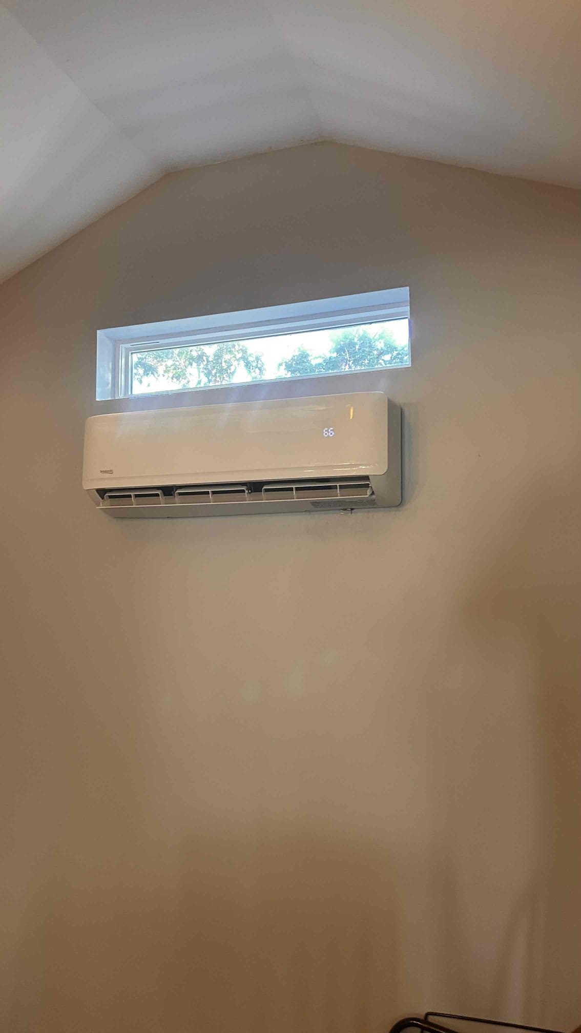 I was hired to upgrade a home's electrical system to support a mini split. The job involved running new wire from the main panel to the location of the mini split.