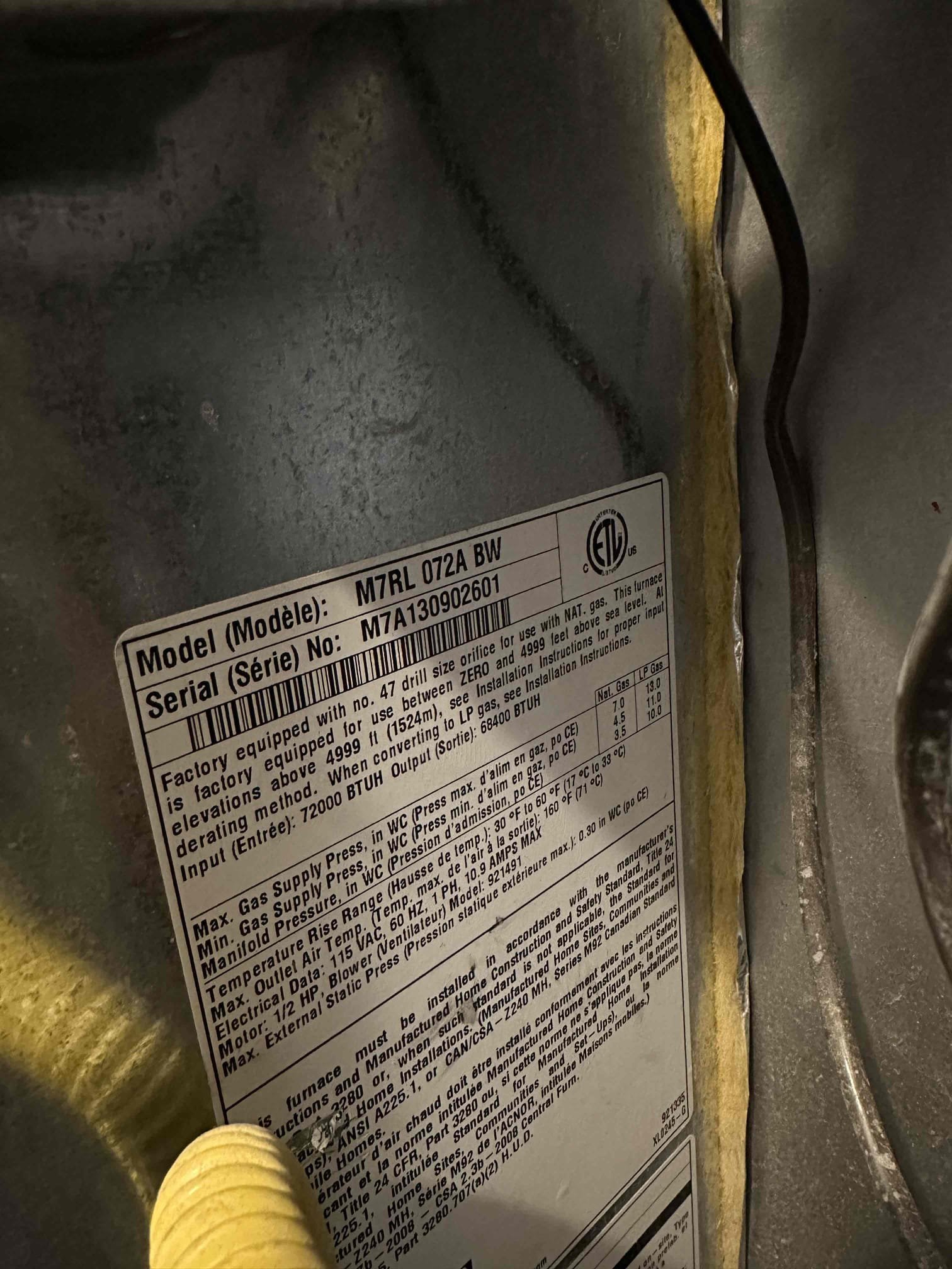I was called to a home to inspect a furnace that was running good but had a rusted heat exchanger. The heat exchanger is the part of the furnace that transfers heat from the furnace to the air. The heat exchanger is made of metal and can rust over time. It is important to keep the heat exchanger in good condition to prevent carbon monoxide from leaking into the home. I inspected the heat exchanger and found that it was very rusted at the seam. I recommended that the homeowner keep in mind the condition of the heat exchanger and consider replacing it if necessary.