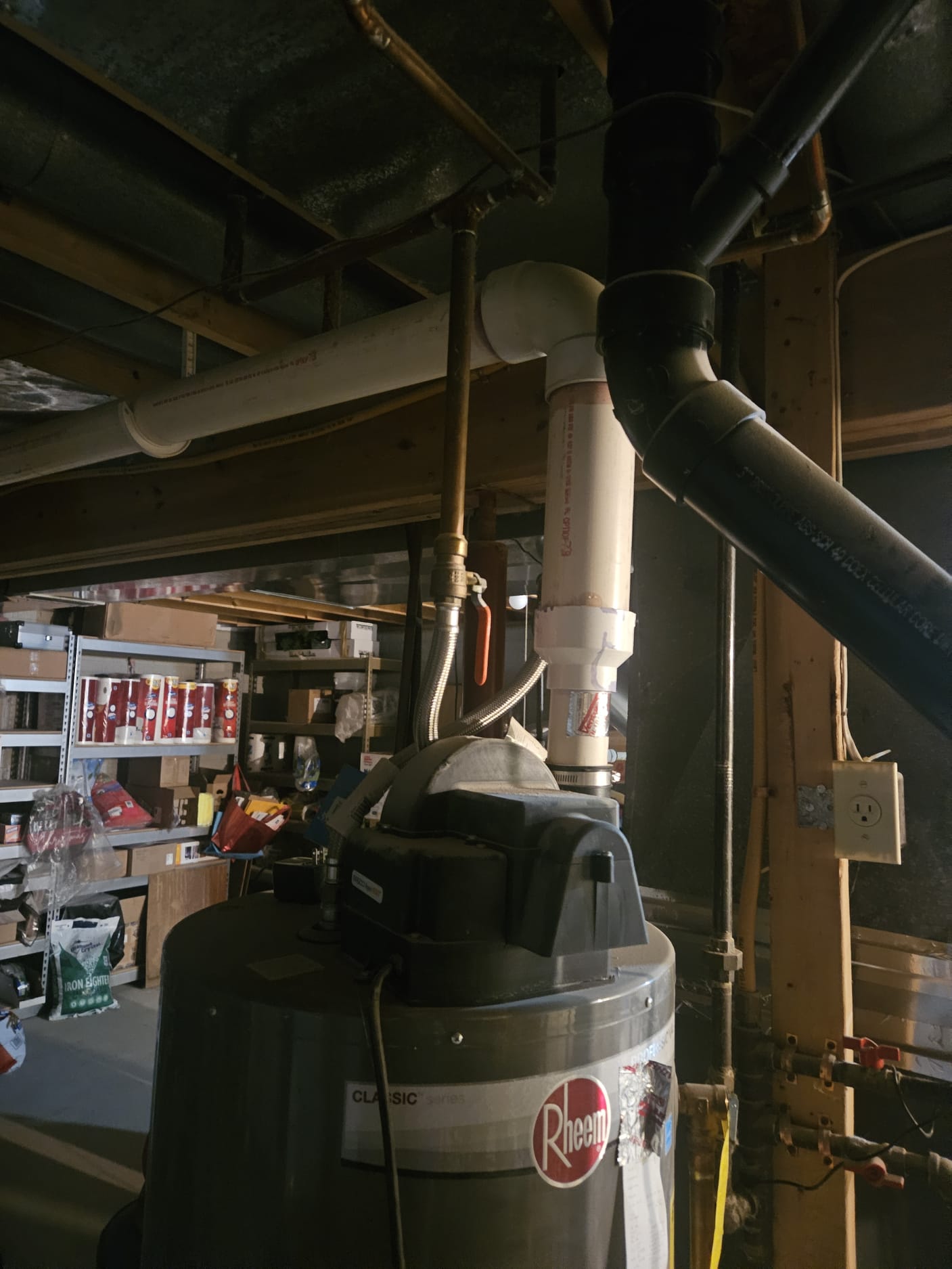 I was called to a home to address a T&P issue. The client stated that the T&P was dripping. I explained to the client that the issue was caused by a lack of expansion tank and that it was a power vent water heater. I also informed the client that the issue could be prevented by installing an expansion tank. I also informed the client that they had multiple valves that needed to be replaced.