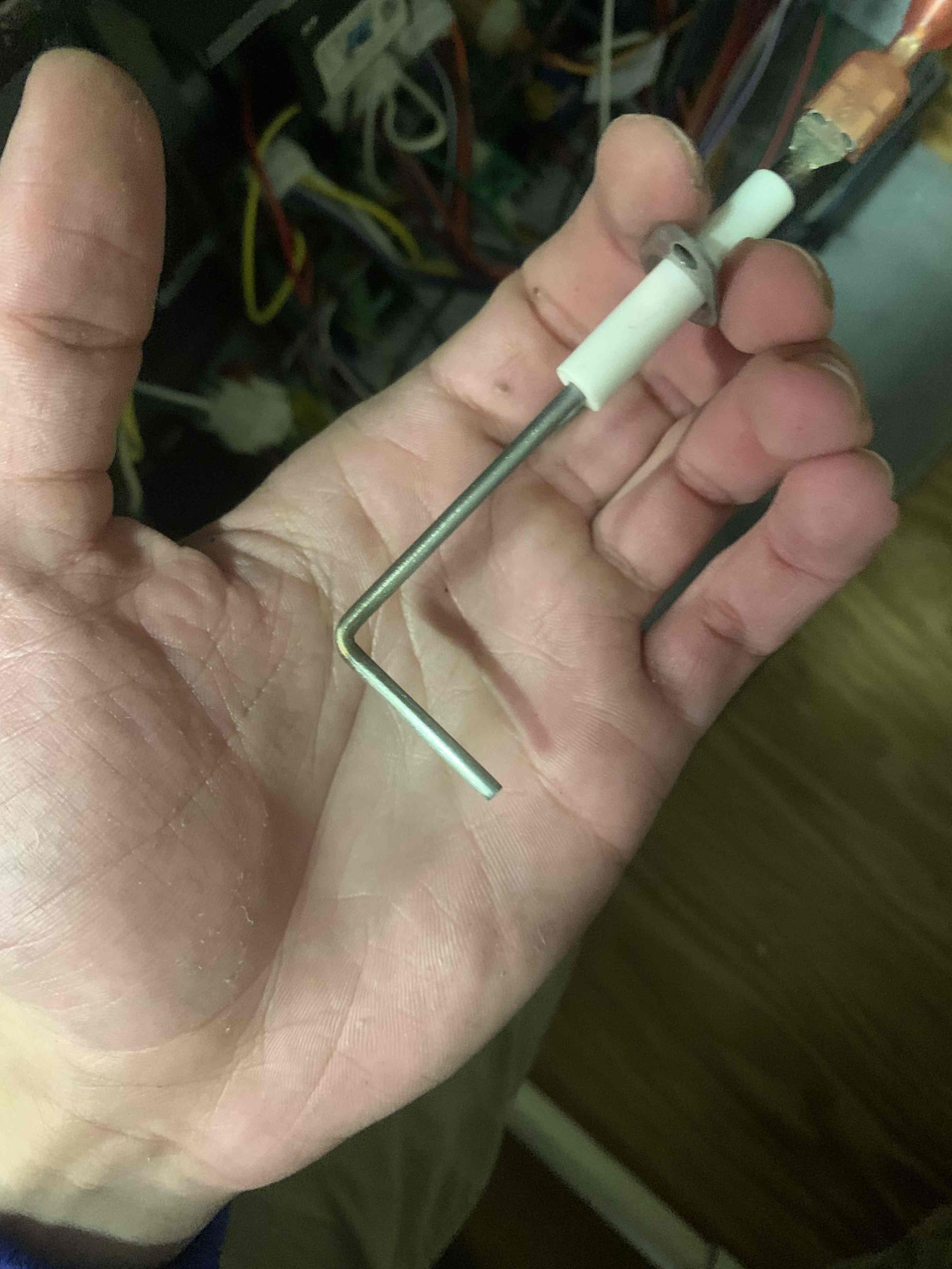 I am a highly skilled and experienced home service professional. I recently completed a furnace maintenance job for a client. During the maintenance, I verified the operational performance of the system, ensuring that all components functioned as intended. I cleaned the carbon buildup on the flame sensor to enhance efficiency. Additionally, I assessed the amp draw of both the blower and inducer motor to confirm they were operating within acceptable parameters.