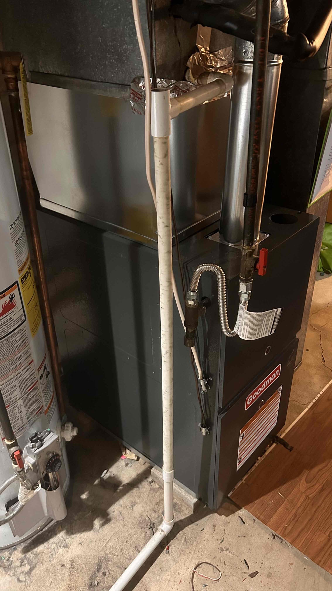 I was hired to install a new furnace in a residential home. The furnace was a high-efficiency model that was designed to provide optimal heating and cooling for the home. The installation process involved removing the old furnace, installing the new furnace, and connecting the gas lines and electrical wiring. I also performed a thorough inspection of the furnace to ensure that it was operating correctly and safely.