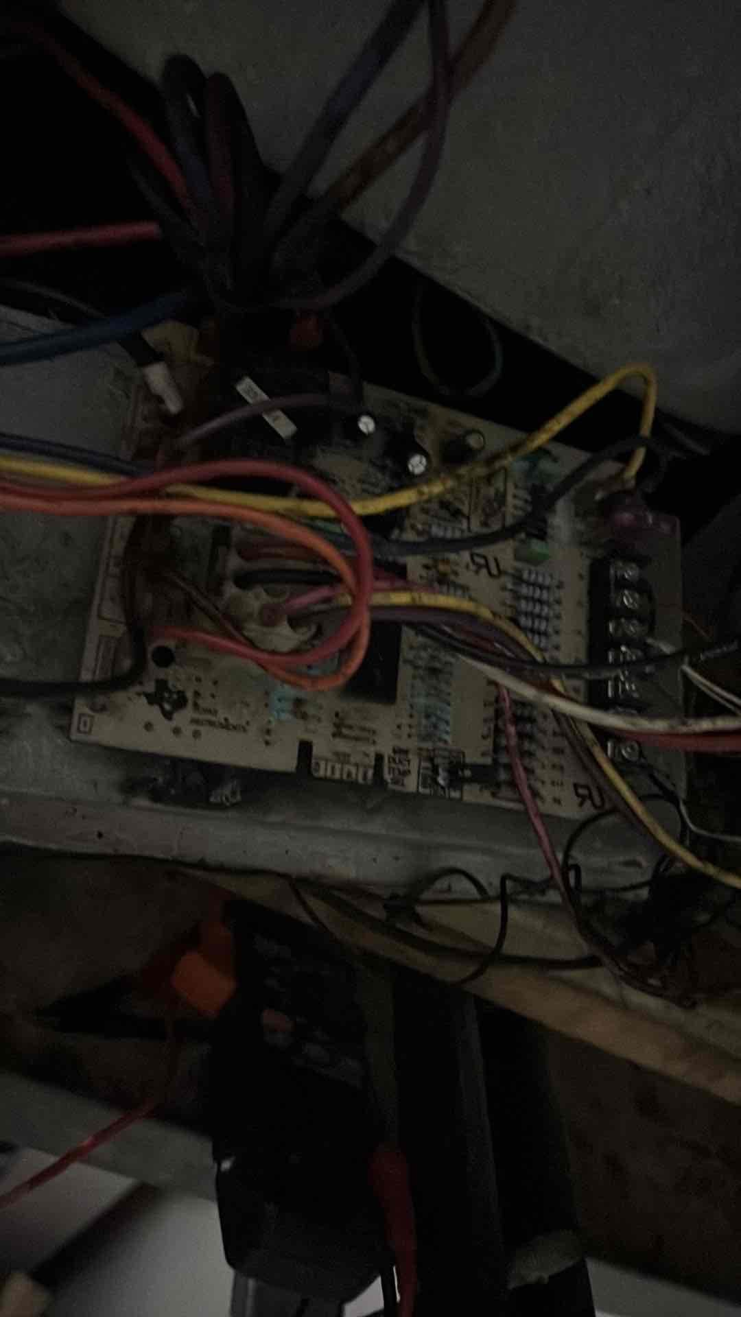 The customer requested information about our services. I provided them with business cards and explained that their system needed a new control board and transformer to operate. I also mentioned that the system needed to be replaced.