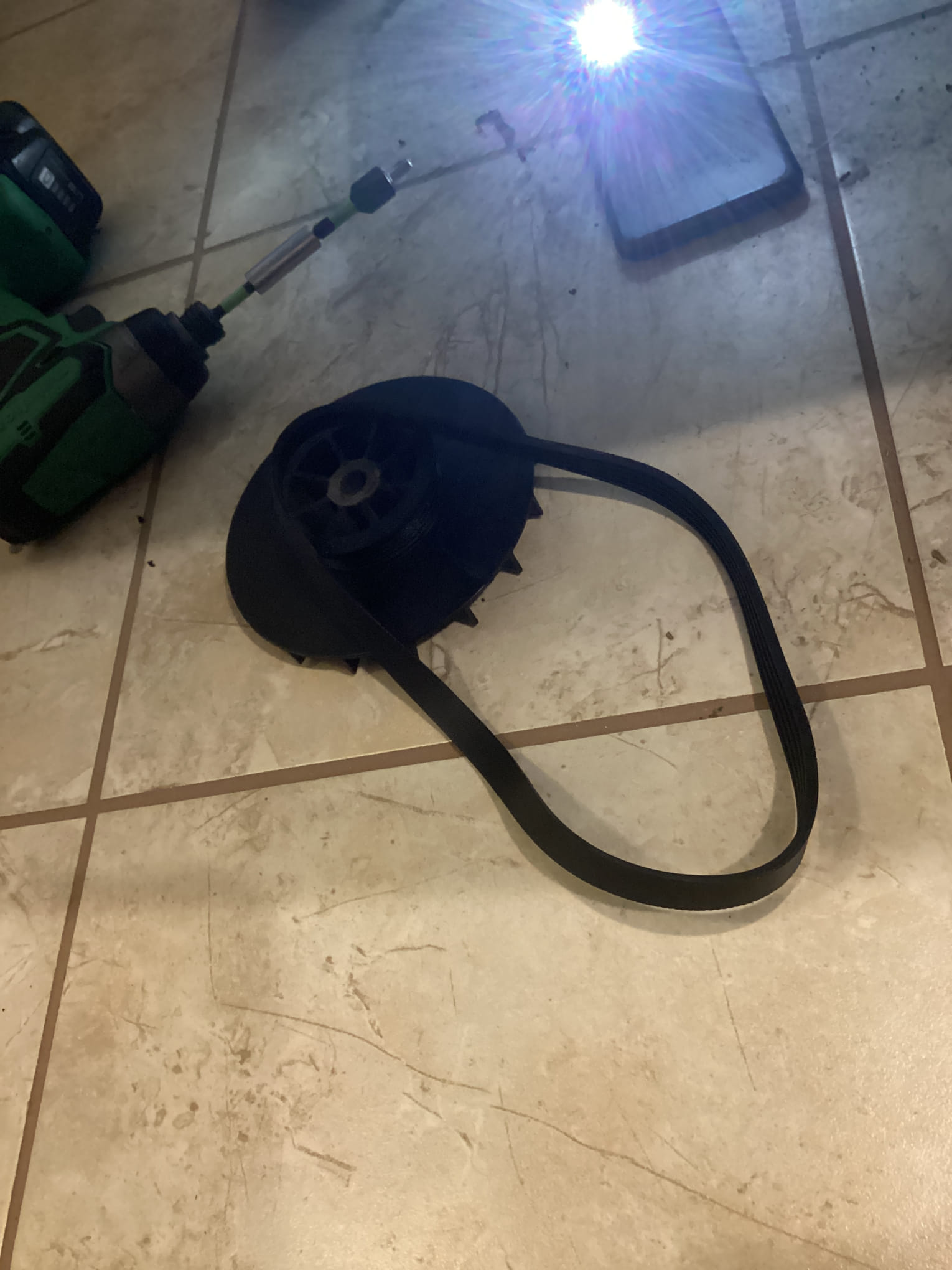 I was called to a home to replace a faulty part in a washing machine. Upon arrival, I diagnosed the issue as a faulty motor. I removed the old motor and replaced it with a new one. After completing the replacement, I tested the machine to ensure it was working properly. I then cleaned up my work area and left the home.