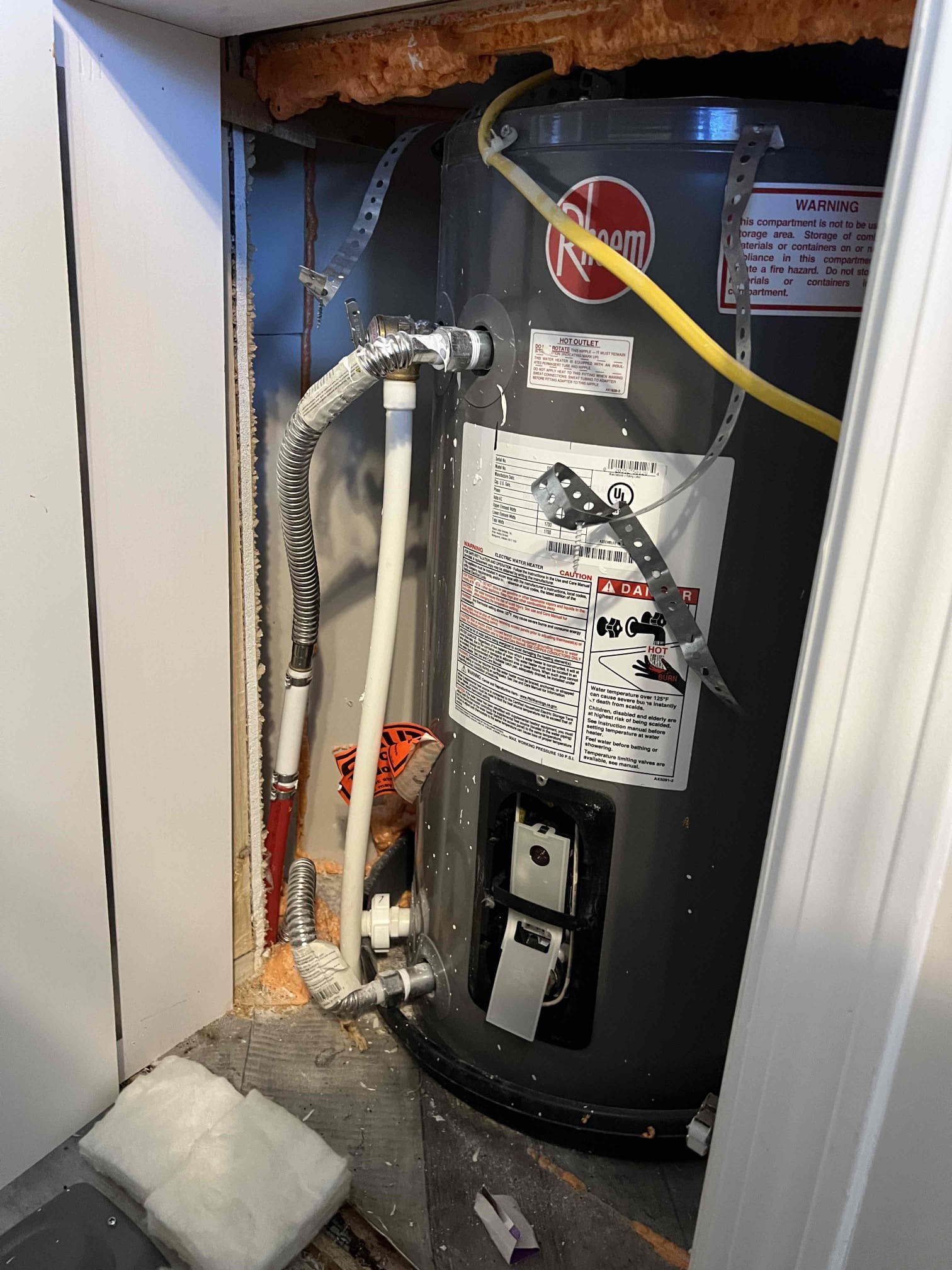 I was called to a home to check the wiring and flush the water tank. Upon arrival, I checked the wiring and found no issues. I then flushed the water tank and checked the element, which was working fine. I made sure to test all the faucets and showers to ensure they were working properly. I also checked the pressure and temperature of the water to ensure it was within the acceptable range. Finally, I made sure to clean up any debris that may have been left behind and left the customer satisfied with the service.
