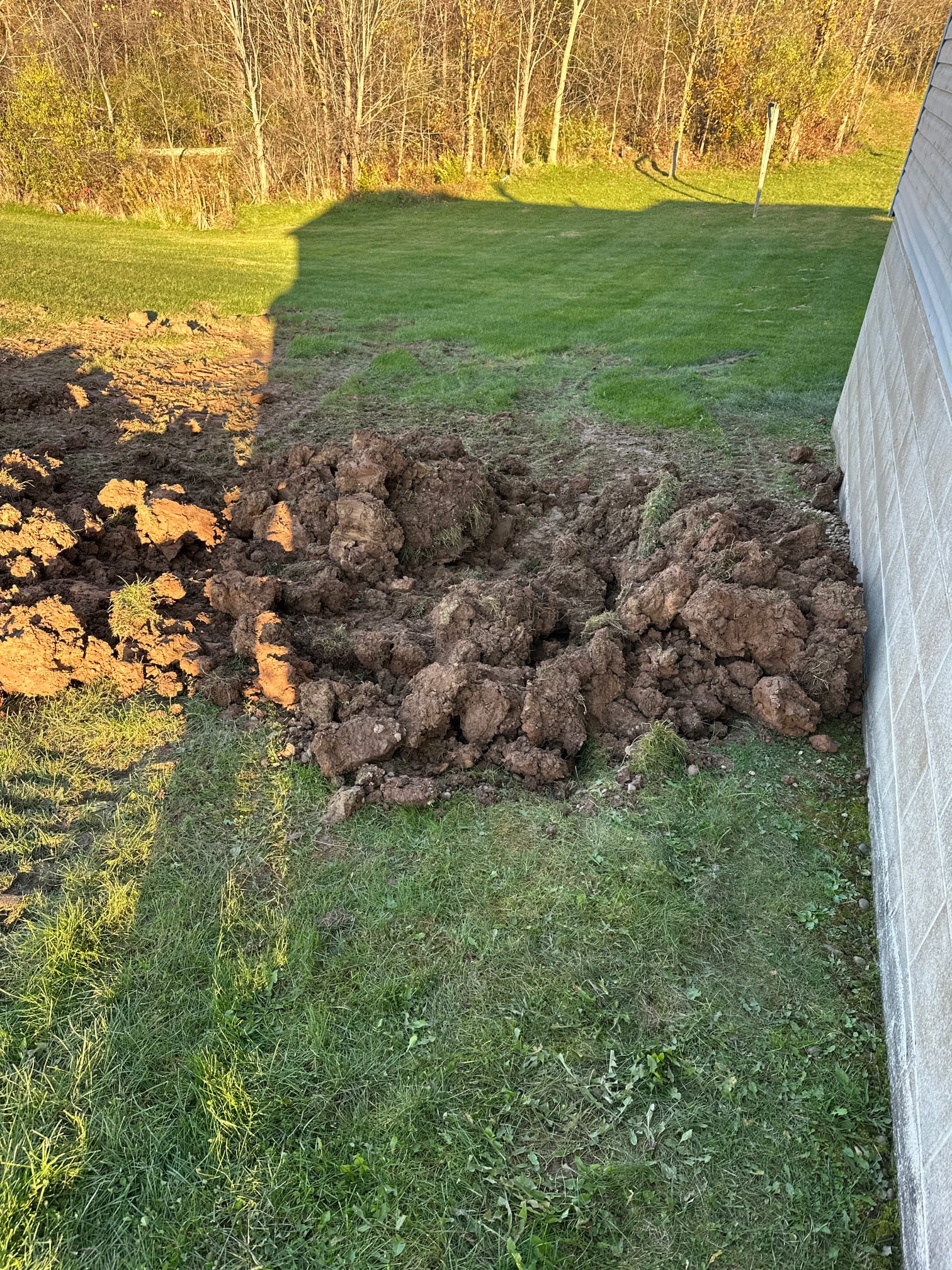 The scope of work includes excavation, the removal of the existing bed system pipe, and the installation of new piping. A 15-year warranty will be provided for the direct work performed. It is important to note that any issues arising from components related to the wall pump or other factors after the completion of the excavation project will require a change order to address.