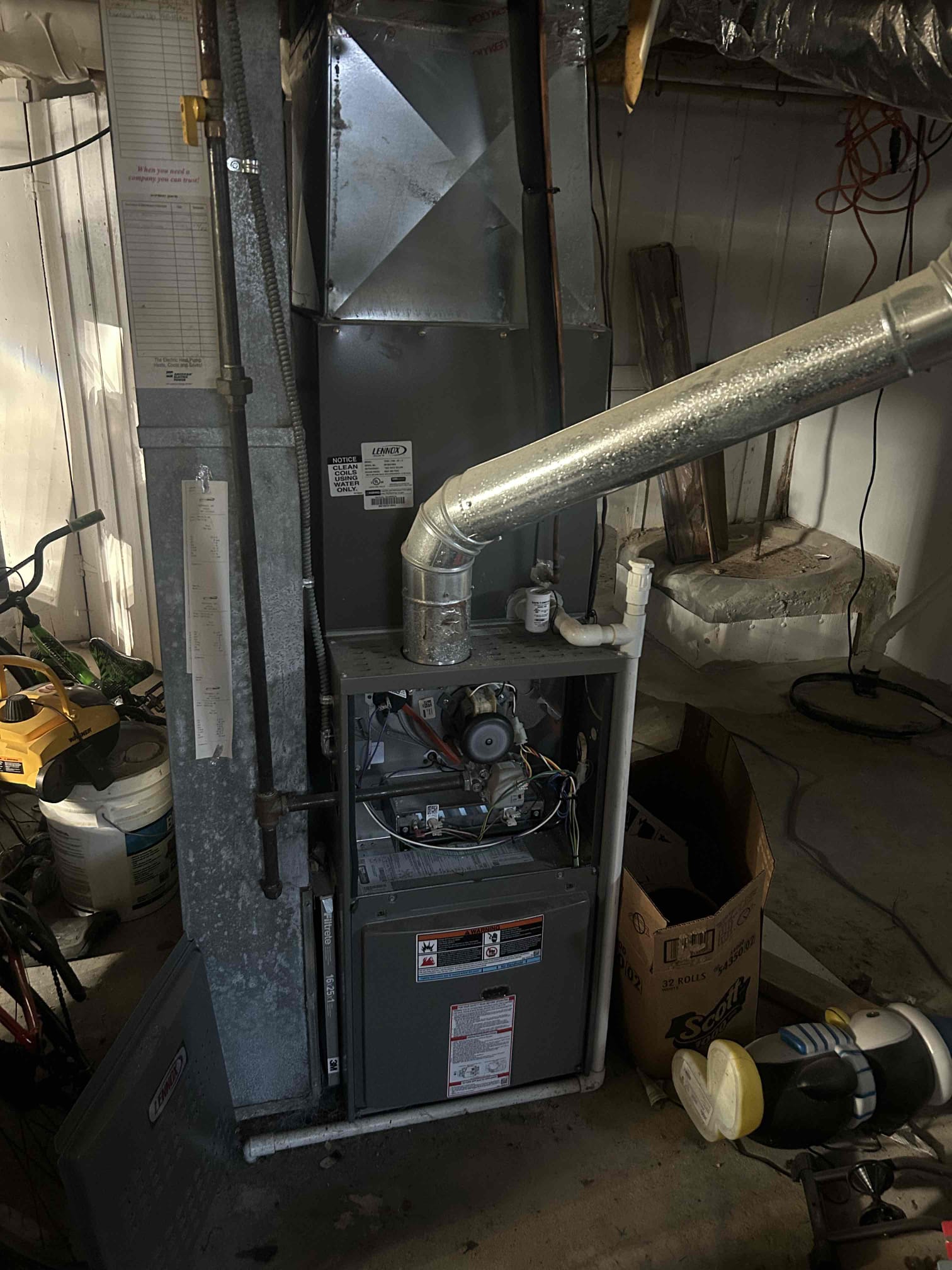 I was called to a home to perform furnace maintenance on a POF gas valve and duct cleaning. The POF gas valve was not working properly, and the duct cleaning was necessary to improve the air quality in the home. I inspected the gas valve and found that it was not working correctly due to a faulty valve seat. I replaced the valve seat and tested the gas valve to ensure it was working properly. I also cleaned the ducts using a powerful vacuum cleaner to remove any dirt, dust, and debris that had accumulated over time. The ducts were then sealed with mastic to prevent any future buildup. The homeowner was very satisfied with the work I performed and expressed her gratitude for the improvement in the air quality in her home.