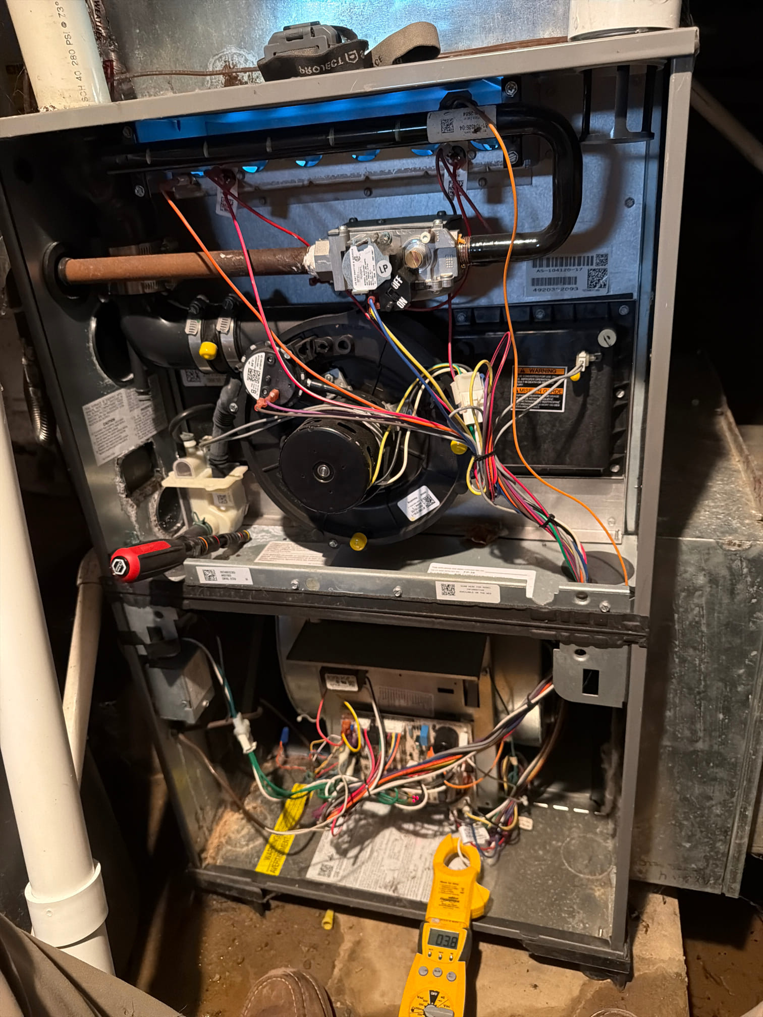 I have completed a furnace inspection system that is working properly and correctly. I have tested the system's components, including the thermostat, blower motor, and heat exchanger, to ensure they are all functioning as they should be. I have also checked the electrical wiring and gas connections to ensure they are safe and in good condition. I have provided a detailed report of my findings and recommendations for any necessary repairs or maintenance.