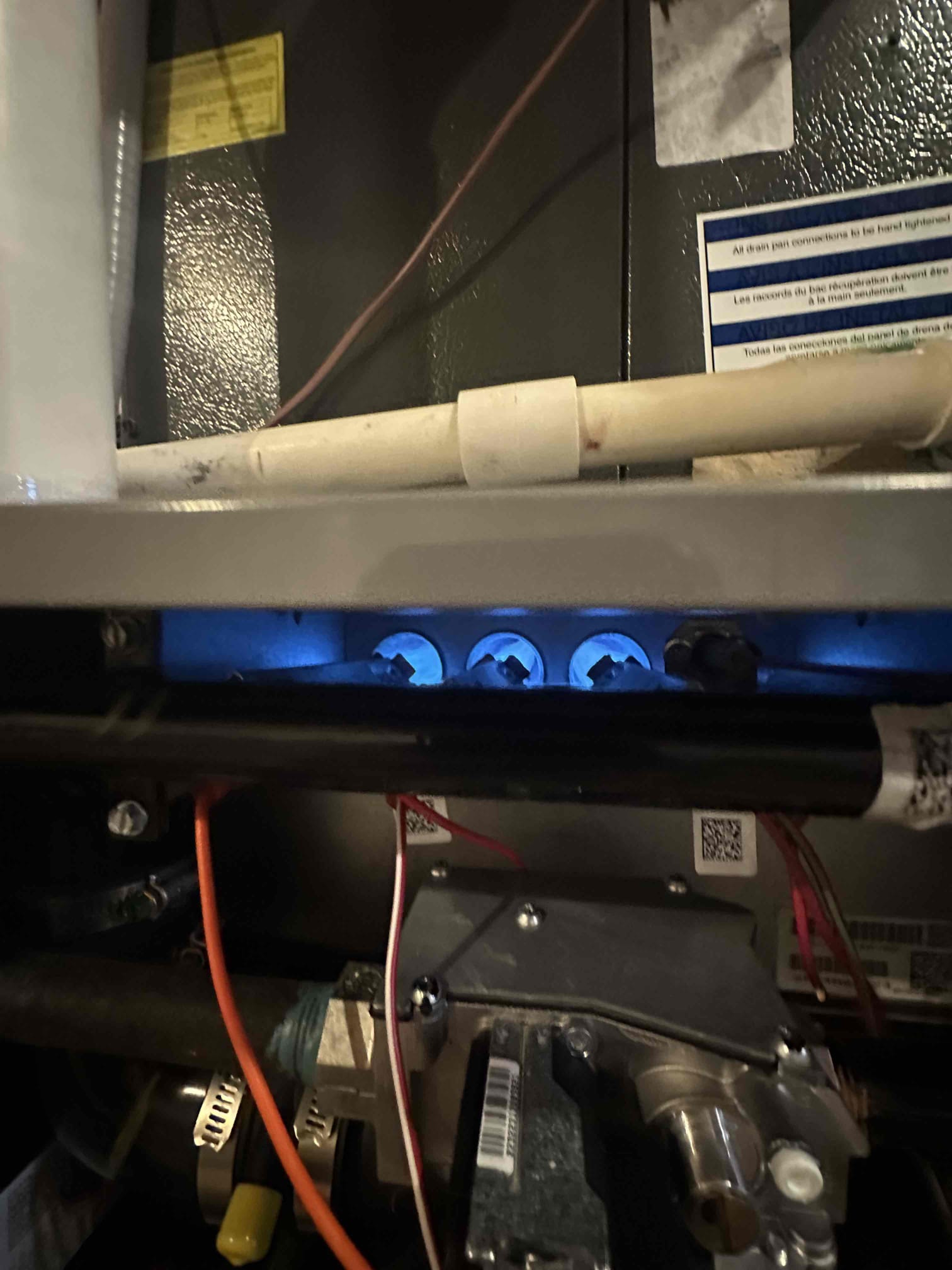 The furnace was running smoothly, and there were no issues. It was ready for the winter season.