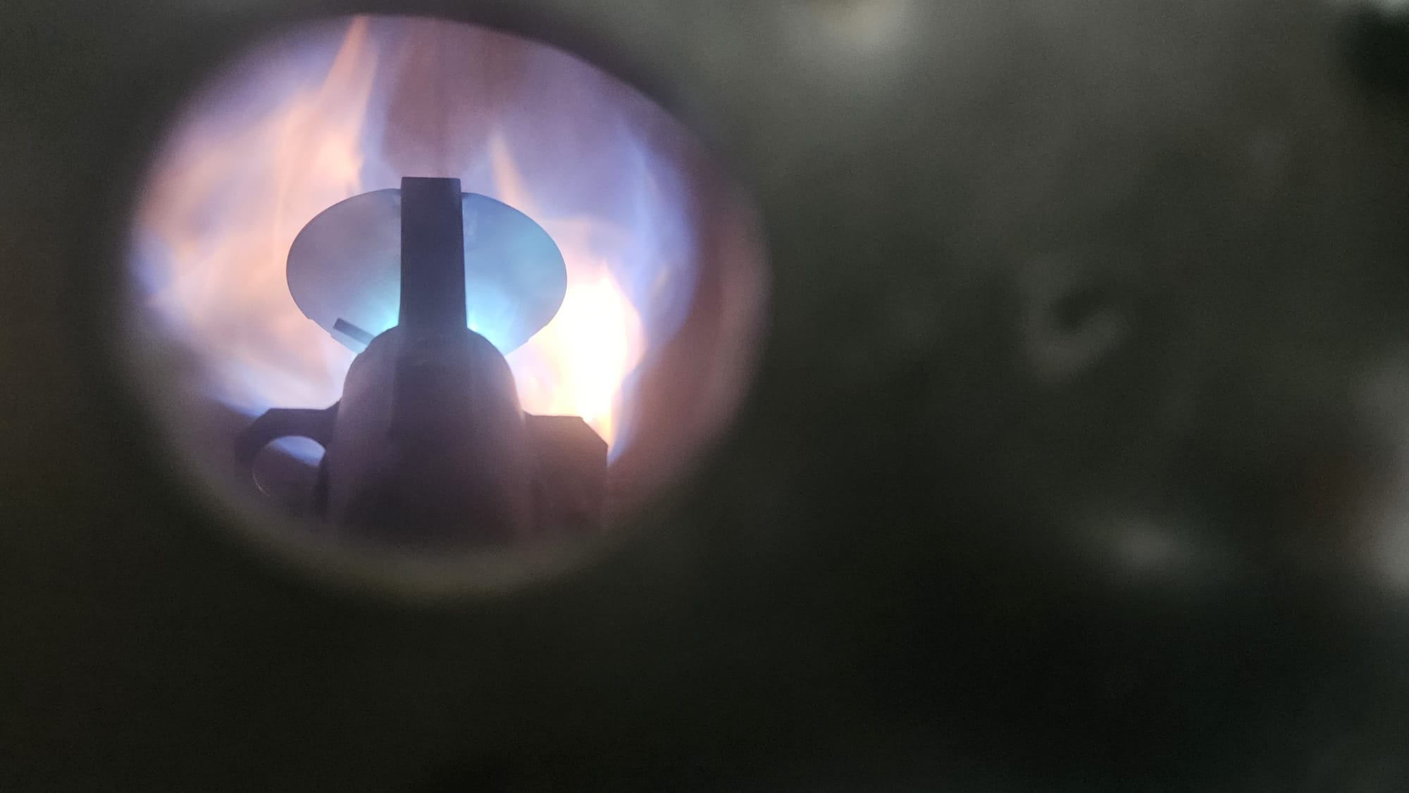 The furnace is in good condition, but the blower wheel is accumulating a lot of dust and may need to be pulled and cleaned soon.