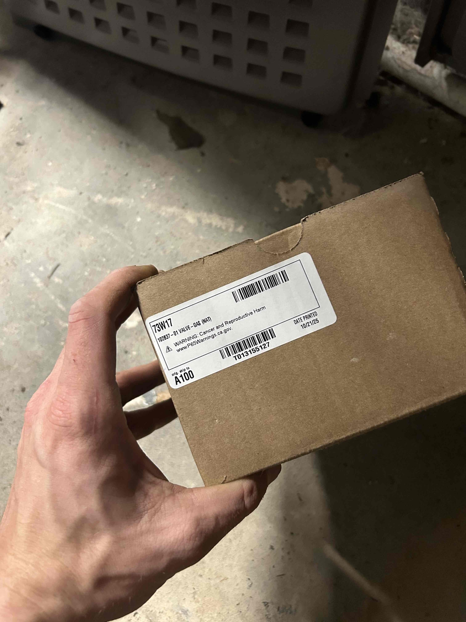 I was dispatched to a customer's home to repair a gas valve for their furnace. Upon arrival, I found that the gas valve was not working properly and was causing the furnace to not heat the home. I replaced the gas valve and tested it to ensure it was working correctly. I then collected payment from the customer and informed them that the warranty would cover the repair.