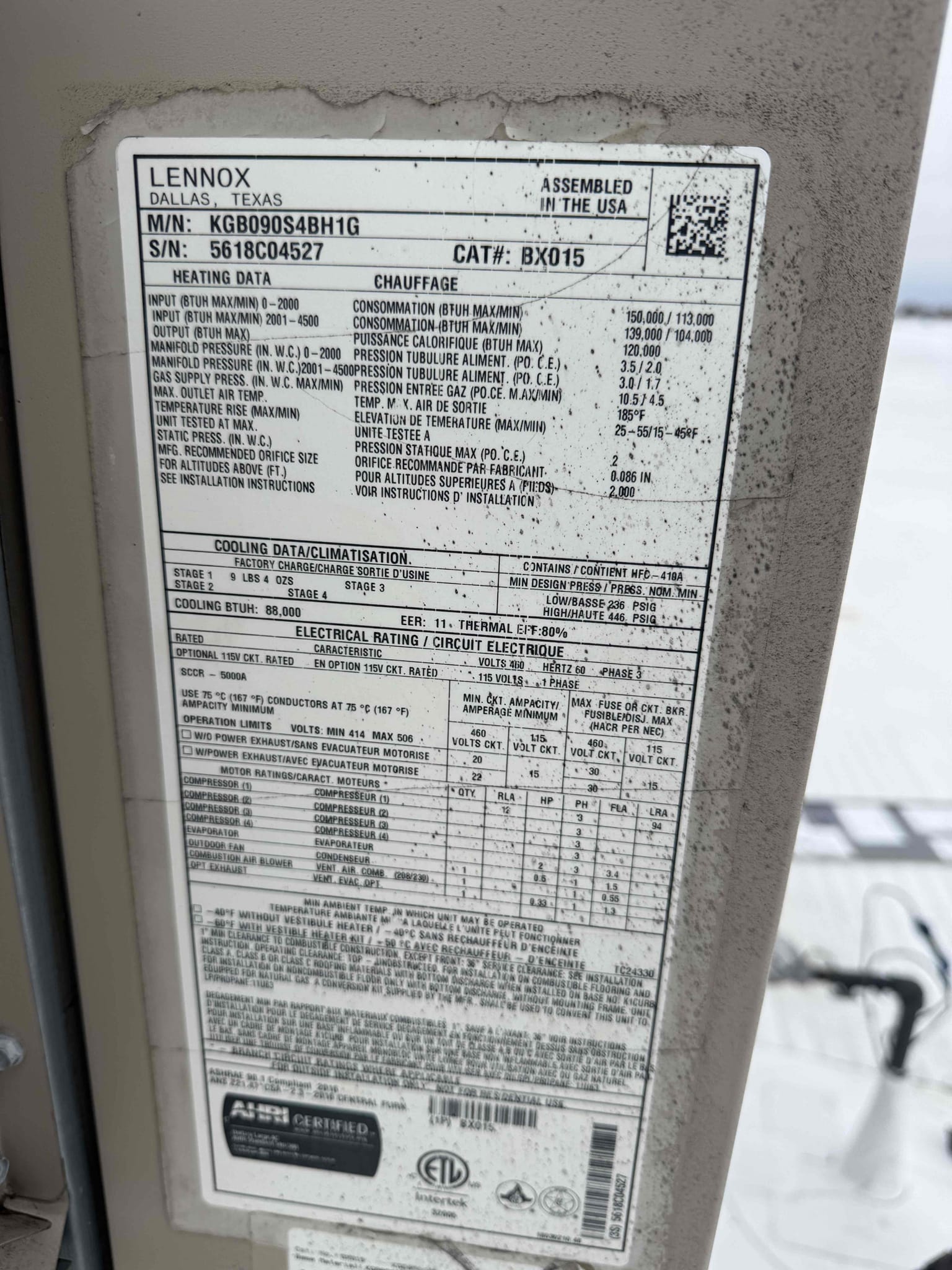 I am a highly skilled and experienced home service professional. I recently completed a job for a client who had a no-heat issue in their rear offices. The thermostat wire had shorted out and popped the transformer. I found a couple of good wires to get the heat working, but the AC needed to be replaced for it to work. I scheduled a time and material job with the client for the next couple of weeks when we had a dry, warmer day. The job required two technicians and took roughly two hours to complete.