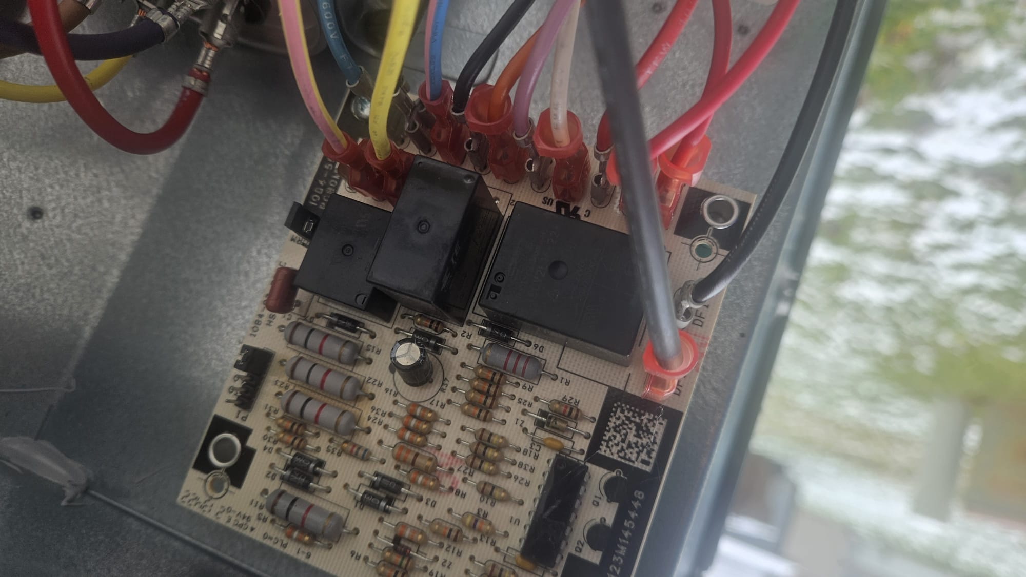 I was called to a home to repair a heat pump that was not cycling through defrost properly and freezing up. Upon arrival, I found that the defrost board was not working correctly, causing the heat pump to freeze up. I replaced the defrost board and tested the system, and the heat pump was now cycling through defrost properly. I also filled out a parts request for the defrost board.