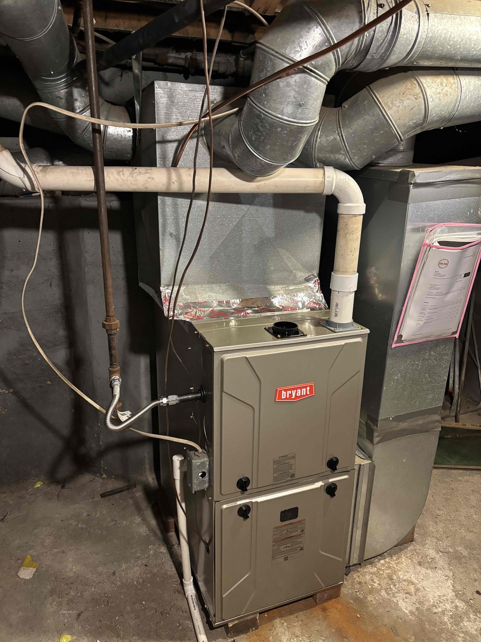 I was called to a home in the 123 Fake St. Ersatz, Bogus 12345 to install a coil and run high volt to the outside unit. I arrived at the home and found the unit in need of a coil and high volt. I installed the coil and ran the high volt to the outside unit. I tested the unit and found that it was working properly. The customer was satisfied with the work and paid me in full.