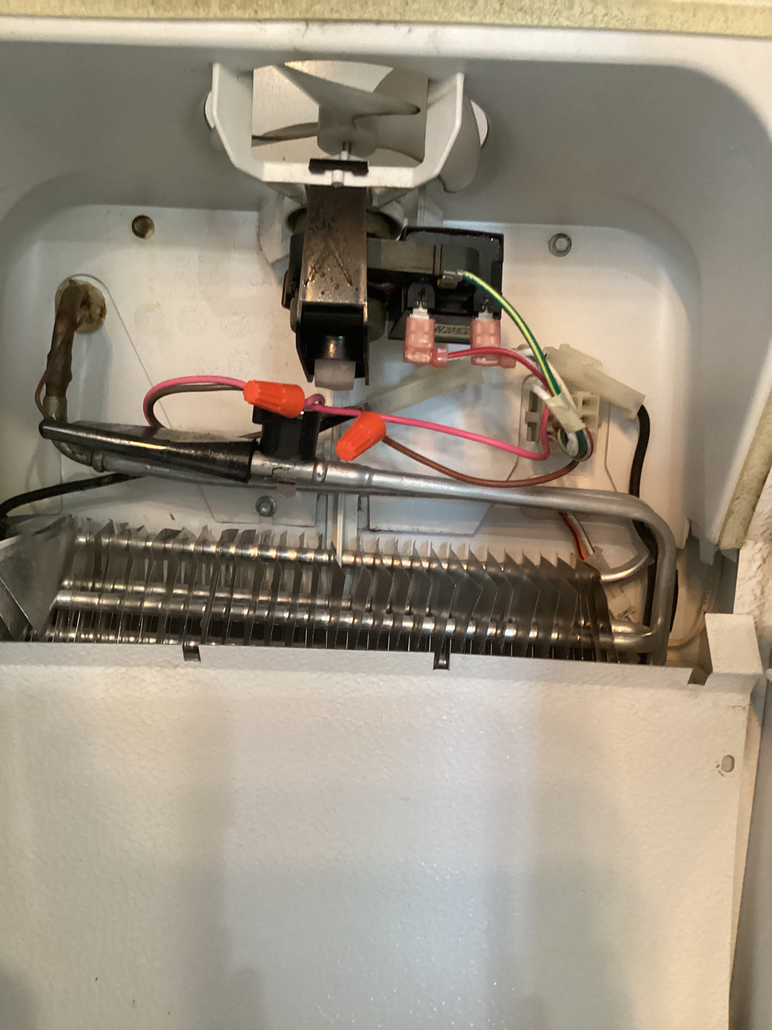 I was called to replace a broken defrost bimetal in a refrigerator. The bimetal is a metal strip that controls the defrost cycle. It was broken and needed to be replaced. I removed the old bimetal and installed a new one. I also checked the defrost timer and thermostat to ensure they were working properly. After completing the repairs, I tested the refrigerator to ensure it was working correctly. The customer was happy with the work and paid me for the service.