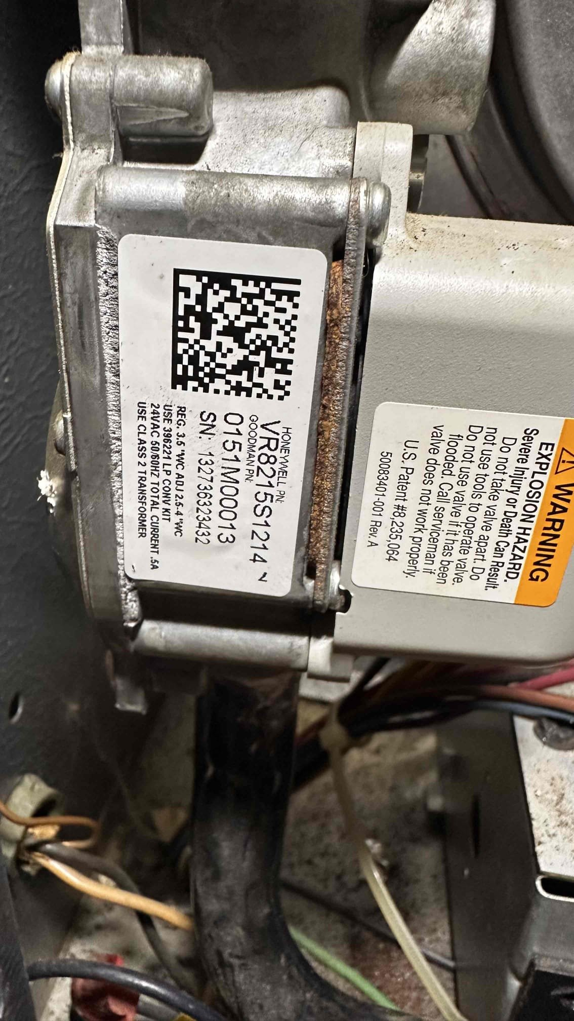 The gas valve was dirty and needed to be replaced. The igniter was coming on but the gas valve would not release gas to ignite. The gas shut-off valve was also dirty and needed to be replaced.