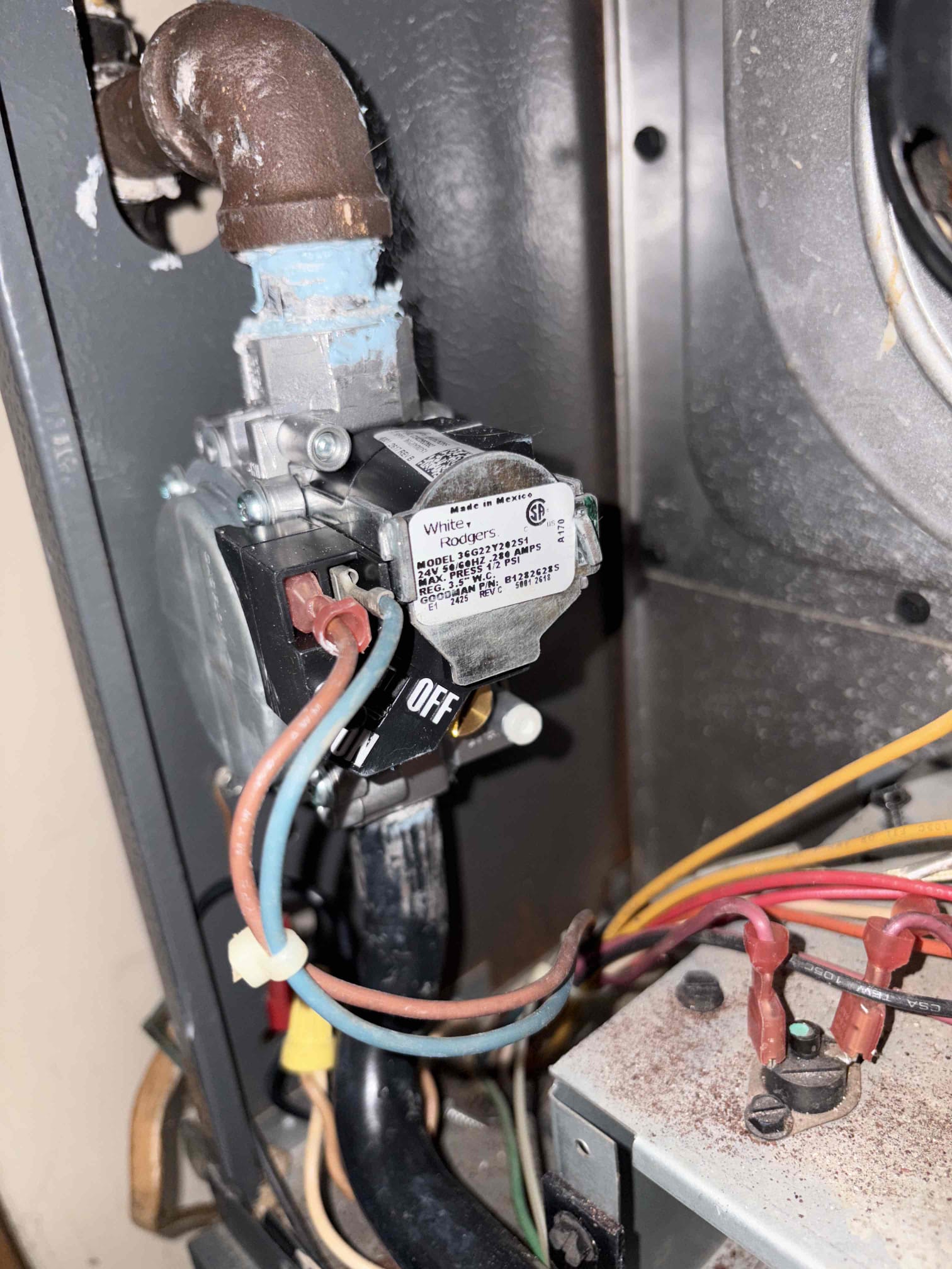 I am a highly skilled home service professional who specializes in furnace repair and maintenance. Recently, I received a call from a customer who was experiencing issues with their furnace. Upon arrival, I discovered that the gas valve needed to be replaced. I quickly removed the old valve and installed a new one, ensuring that it was properly sealed and functioning correctly. The customer was very satisfied with the work I performed, and I was able to resolve the issue in a timely manner.