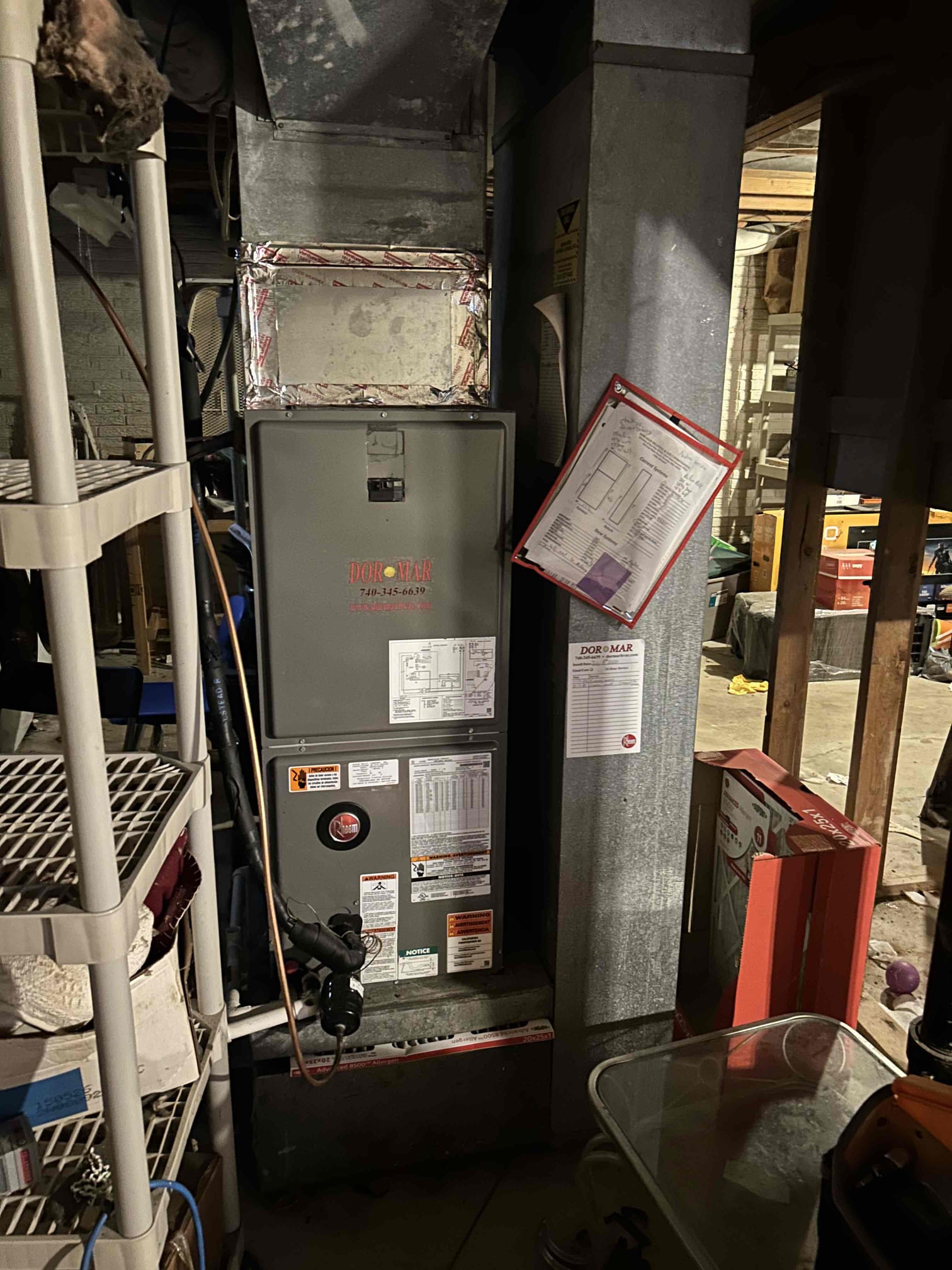 I performed furnace maintenance, including checking the furnace, cleaning the burners, and replacing the air filter. I also completed maintenance checklists and ensured the furnace was operating efficiently.