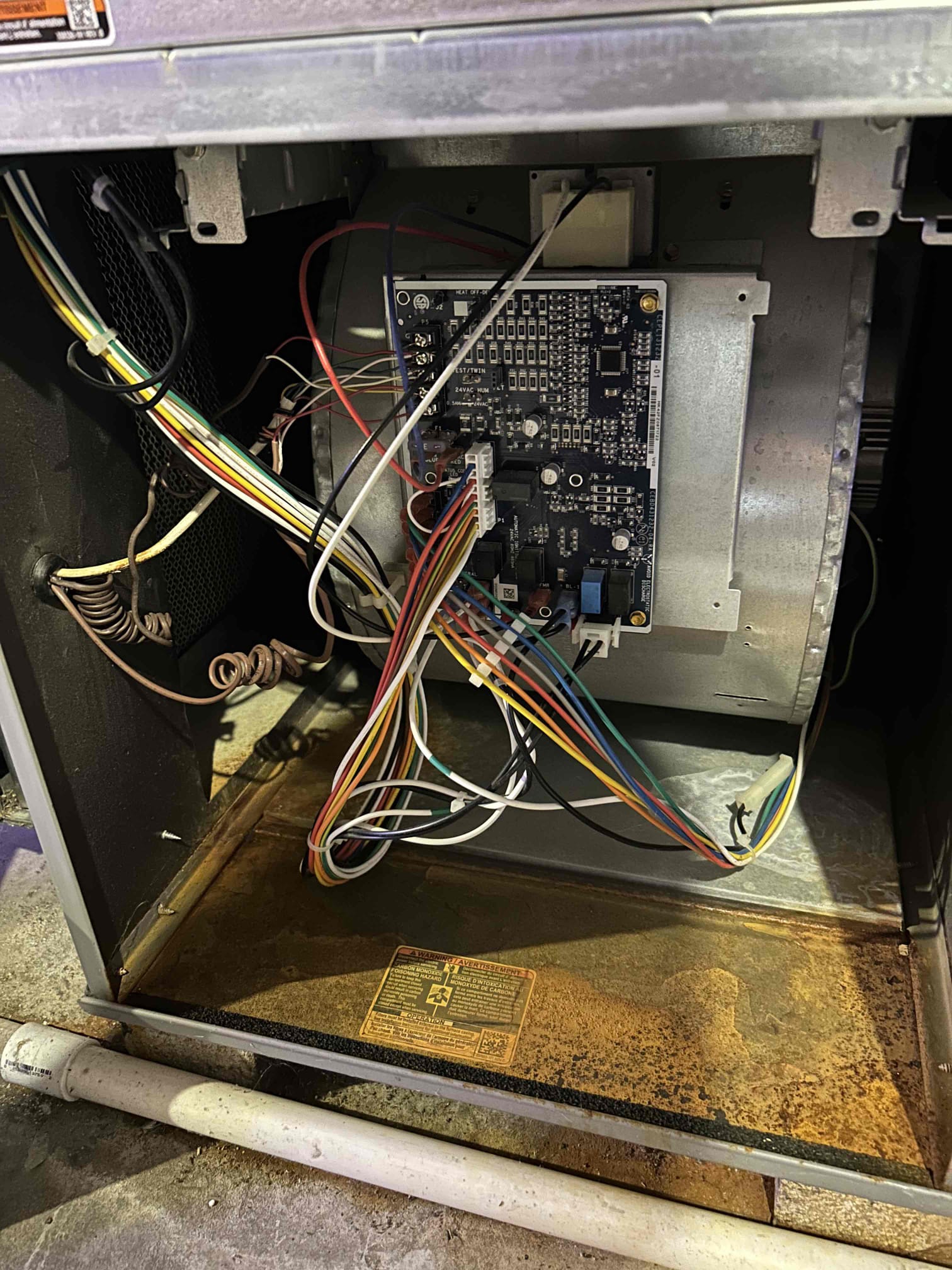 I was called to a home to repair a furnace that was not working properly. Upon inspection, I found that the humidifier pad had worn out and needed to be replaced. I removed the old pad and installed a new one, ensuring that it was properly secured and functioning correctly. After completing the repair, I tested the furnace to ensure that it was working properly and left the home with a satisfied customer.