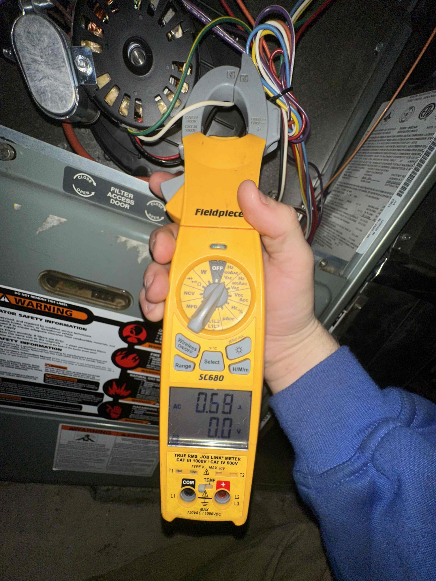 The furnace is in good working condition and ready for the winter. I checked the furnace and found no issues. I also cleaned the furnace and replaced the air filter. I tested the furnace to ensure it was working properly.