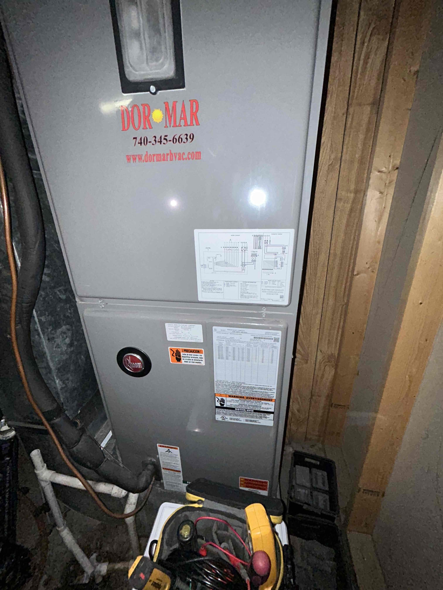 I was called to a home to check on a system that was not working properly. Upon arrival, I checked the resistance and amps to ensure everything was working correctly. I also checked for any signs of mold buildup or overheating. After a thorough inspection, I determined that the system was running perfectly fine with no major issues found.