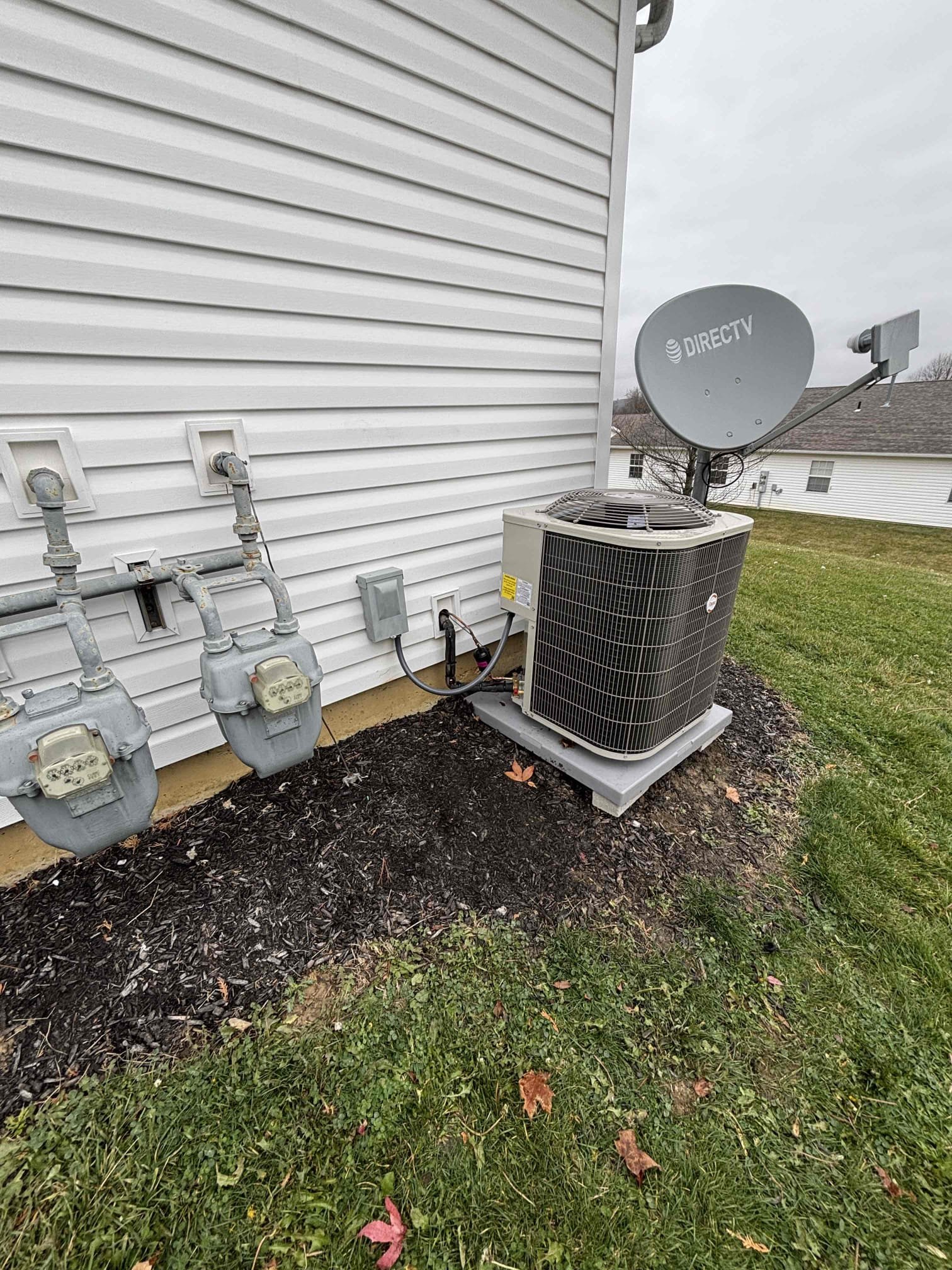 I connected a 6-inch elbow to an outdoor unit. I used a wrench to tighten the connection and ensure a secure seal. I also checked for any leaks and made any necessary adjustments to ensure proper operation.