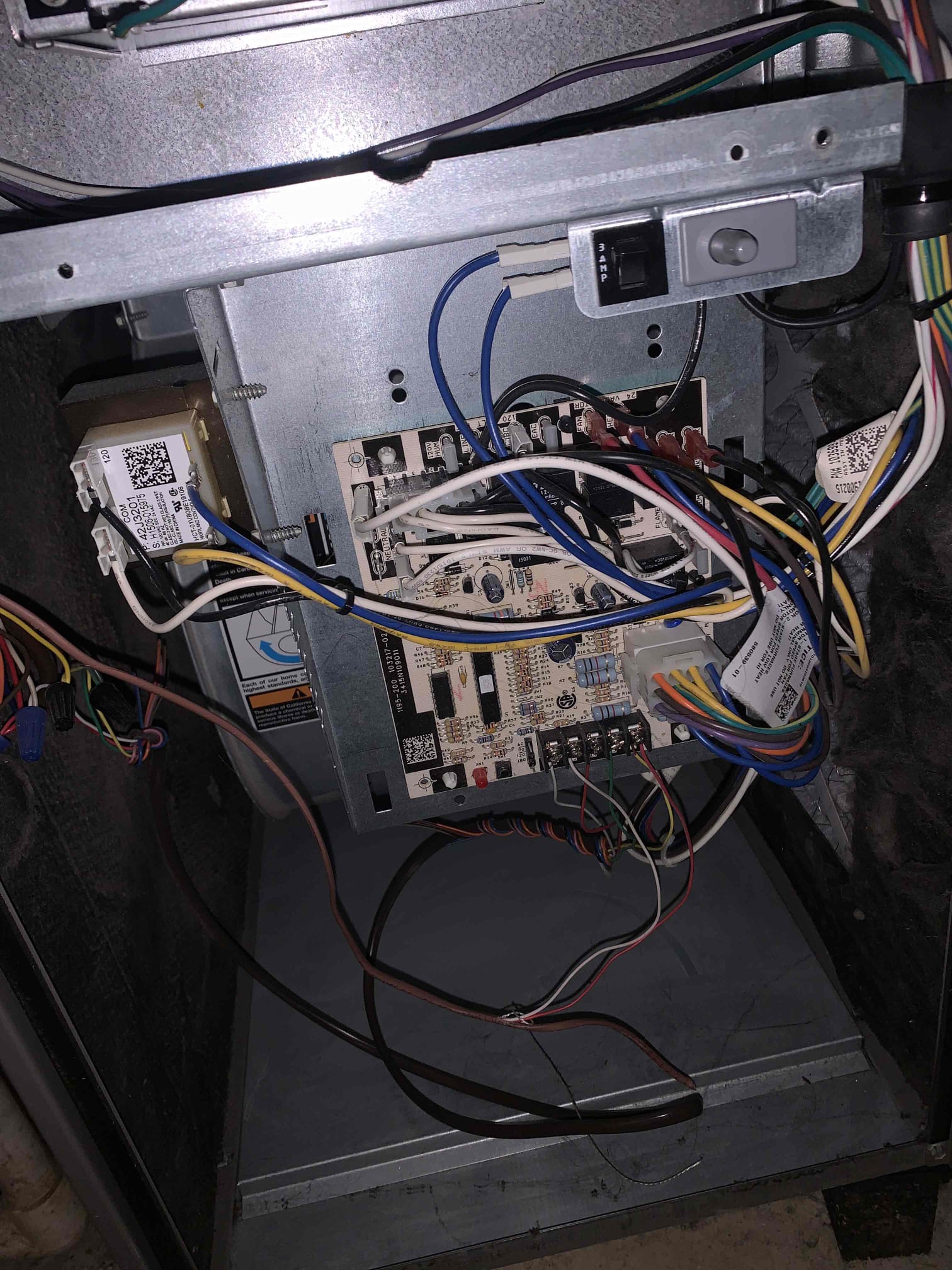 I am a highly skilled and experienced home service professional. I recently completed a furnace maintenance job for a client. During the maintenance, I verified the operational performance of the system, ensuring that all components functioned as intended. I also cleaned the carbon buildup on the flame sensor to enhance efficiency. Additionally, I assessed the amp draw of both the blower and inducer motor to confirm they were operating within acceptable parameters.