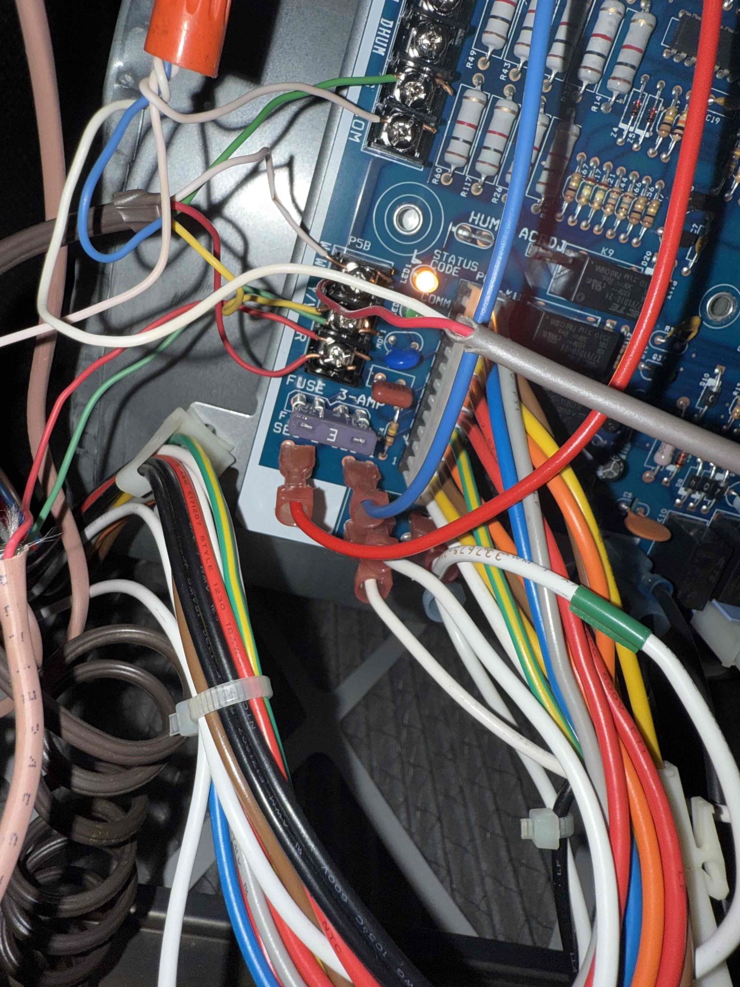 The customer called in to report that their home's electrical system was not working. I arrived at the customer's home and found that the wire from the transformer to the house was unplugged. I plugged the wire back in and the customer's electrical system was now operating.