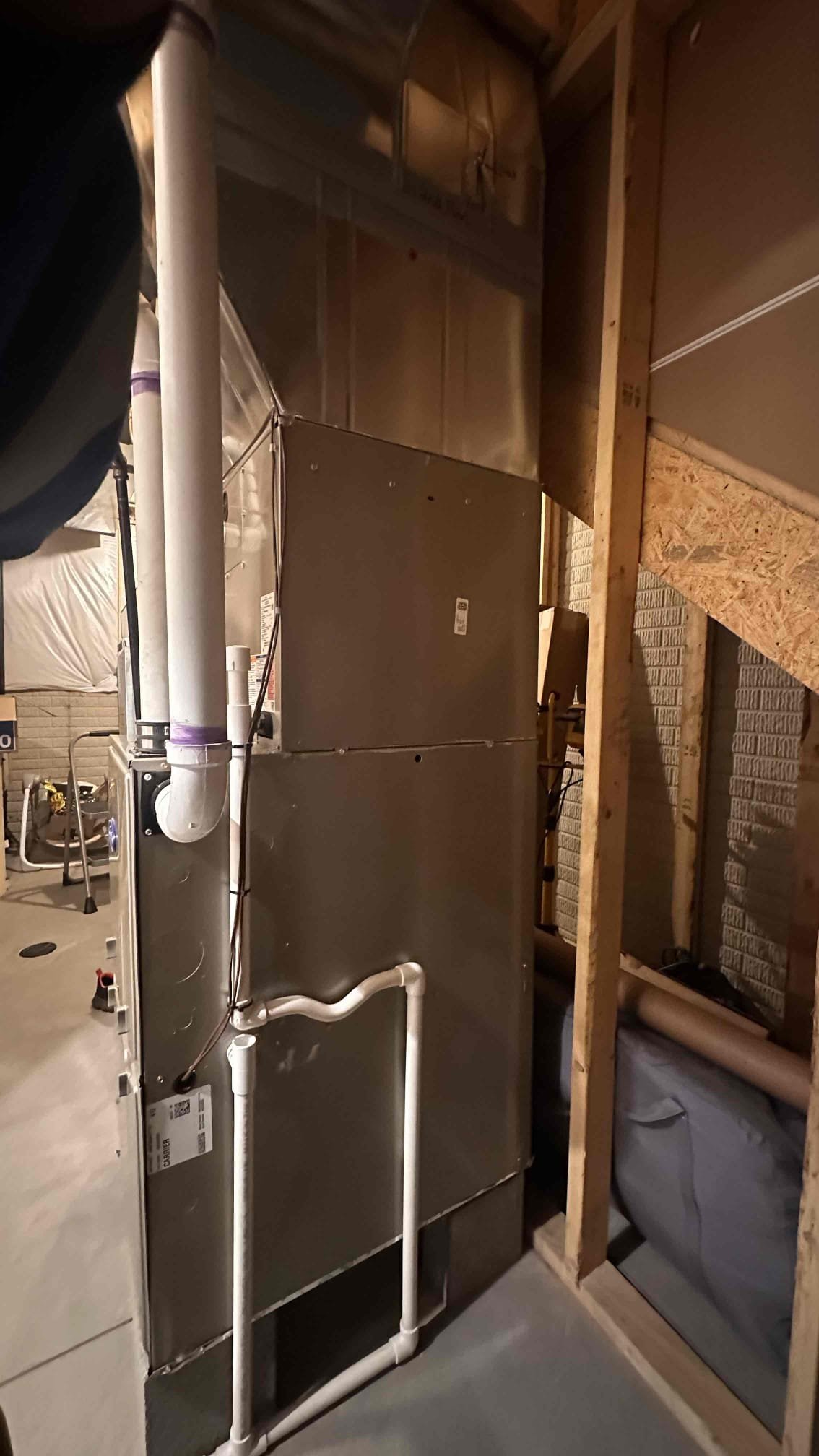 I am a skilled professional that works for a Dor-Mar Heating & Air Conditioning company. I recently completed a job installing a humidifier in a home. The humidifier was installed in the basement of the home and was connected to the home's central heating and air conditioning system. The humidifier was installed in a closet and was connected to the home's ductwork. The humidifier was installed by removing the old humidifier and installing the new humidifier in its place. The humidifier was then connected to the home's electrical system and the ductwork was sealed. The humidifier was then tested to ensure that it was working properly.