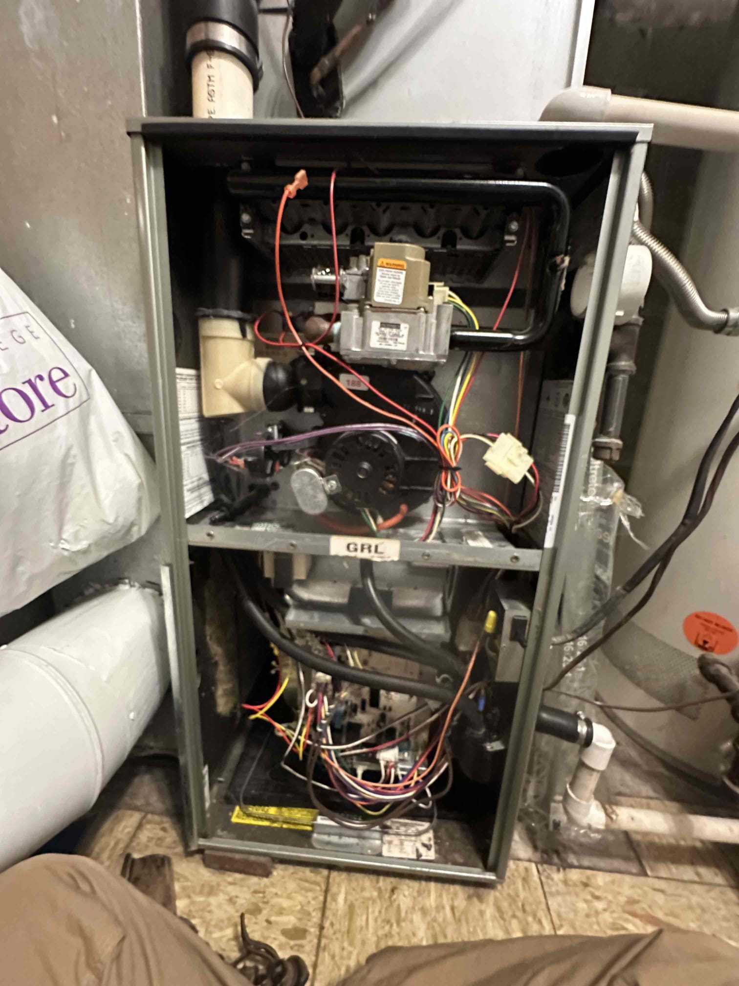 The furnace is running smoothly, with no issues. It is ready for the winter season.