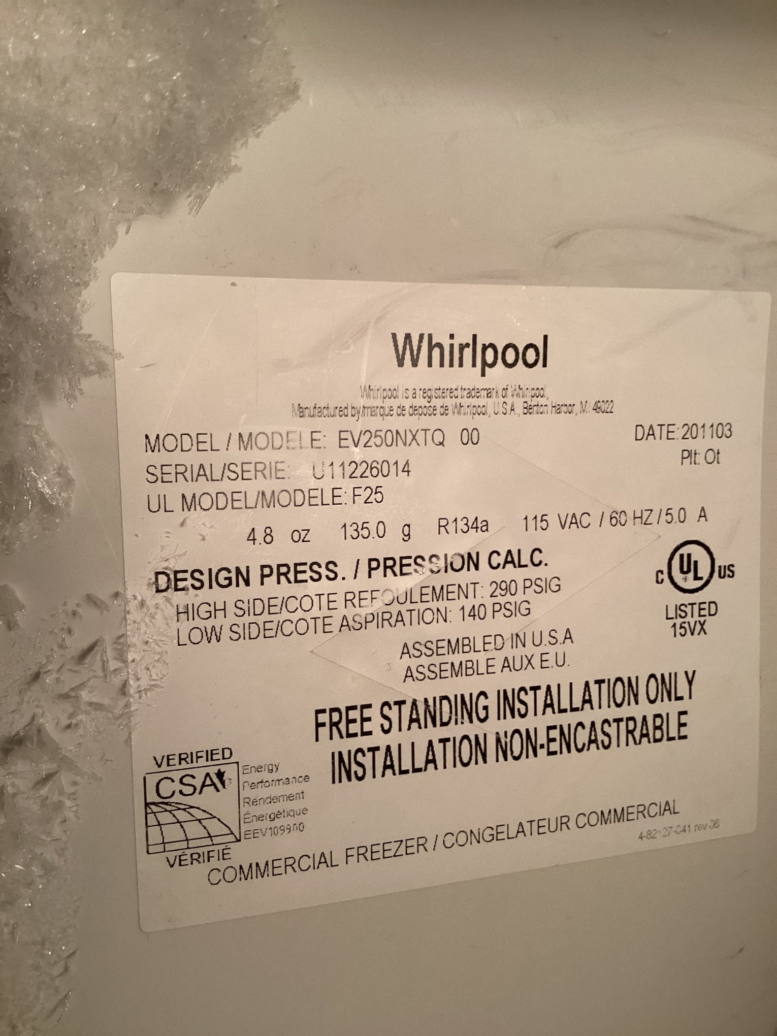 I was called to a home to fix a refrigerator that was not cooling. I found that the defrost tube was clogged with ice. I cleared the tube and the refrigerator started cooling again. I will quote for a new gasket if the issue stays.
