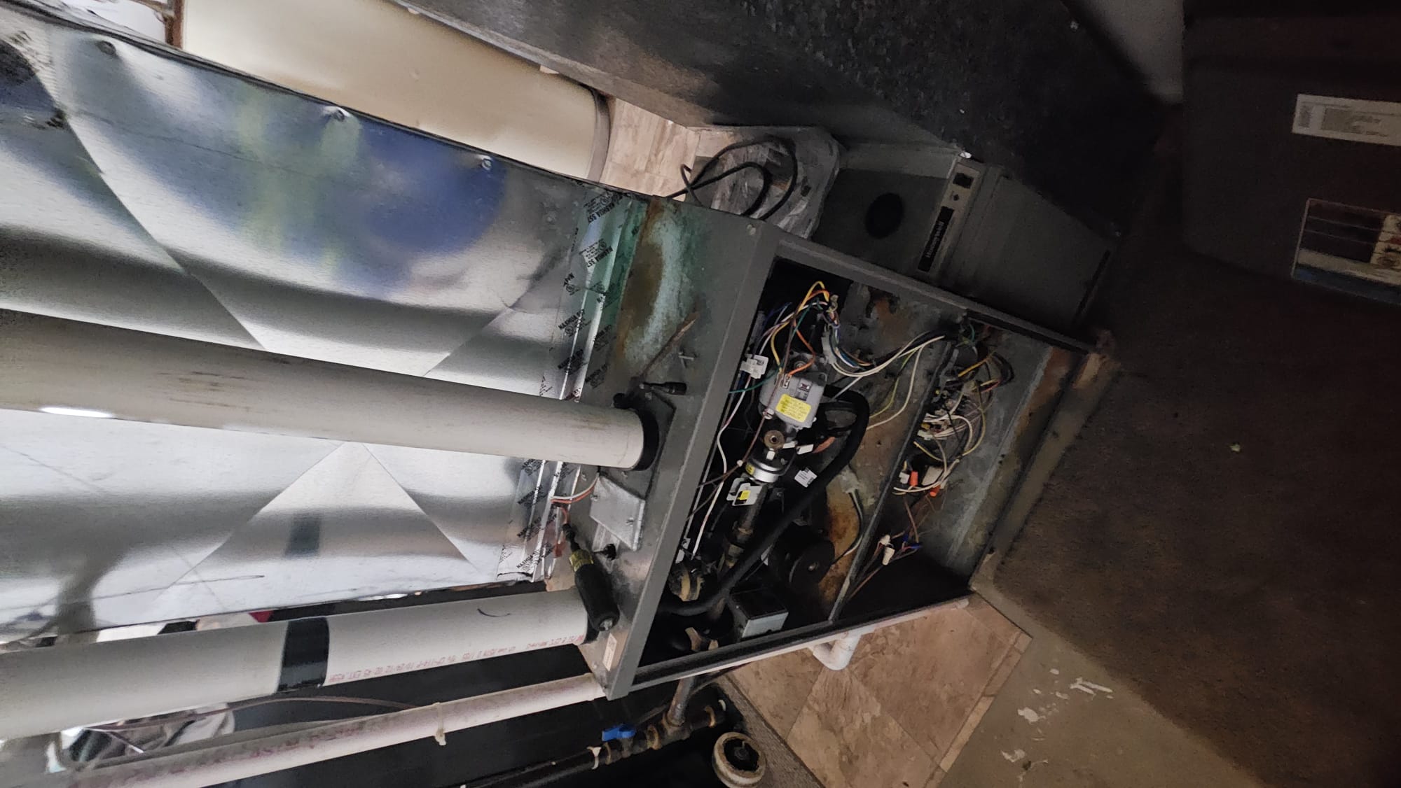 The furnace was working properly at the time of the inspection. No issues were found during the inspection. The furnace was running smoothly and efficiently.