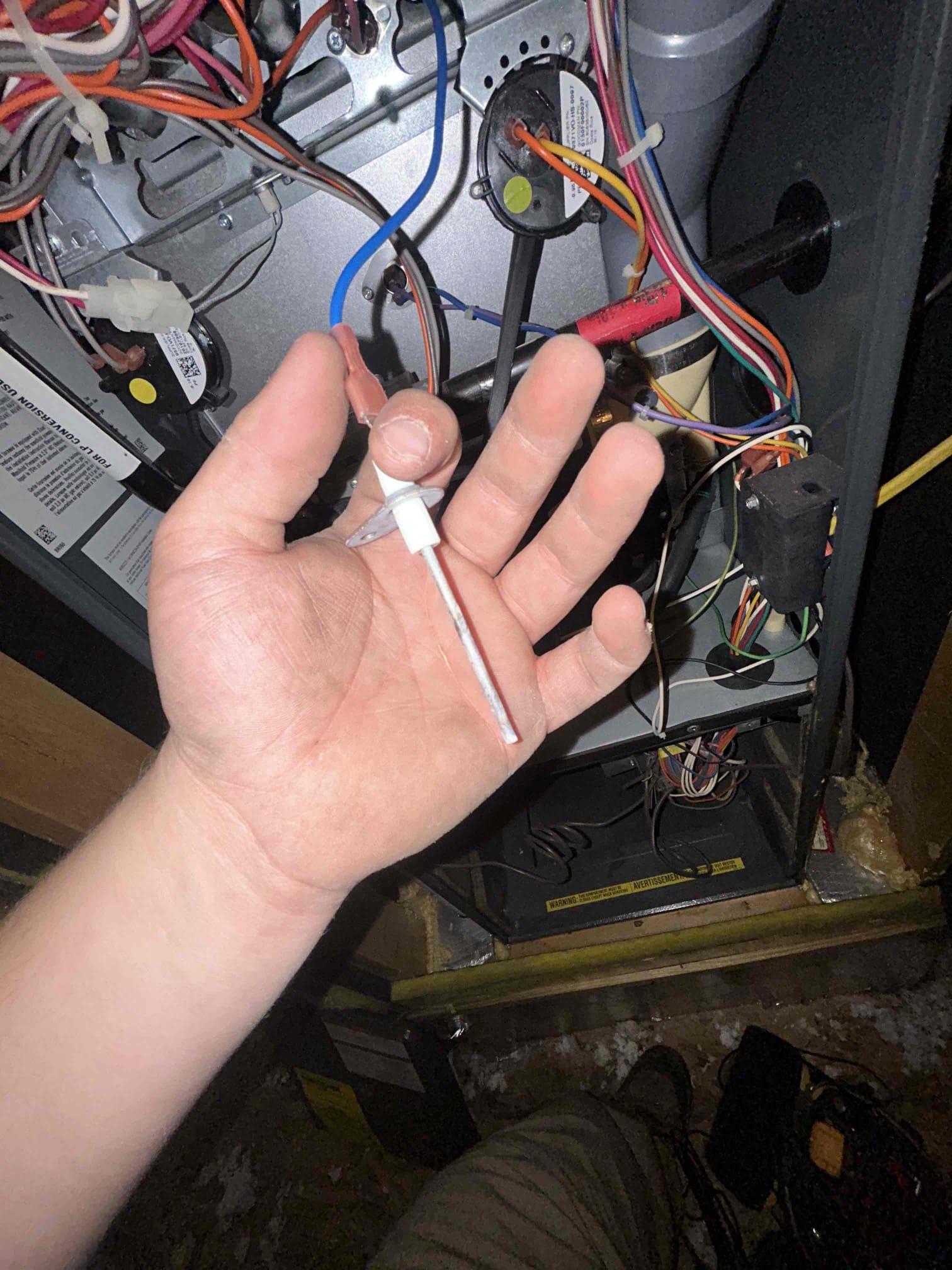 I completed a maintenance service on a furnace, which included cleaning the flame sensor, inspecting the igniter, replacing air filters, and checking the amperage of motors. During the inspection, I noticed slight heat damage on the heat exchanger and a slightly low blower capacitor. I also provided recommendations for future maintenance to ensure the furnace continues to operate efficiently.