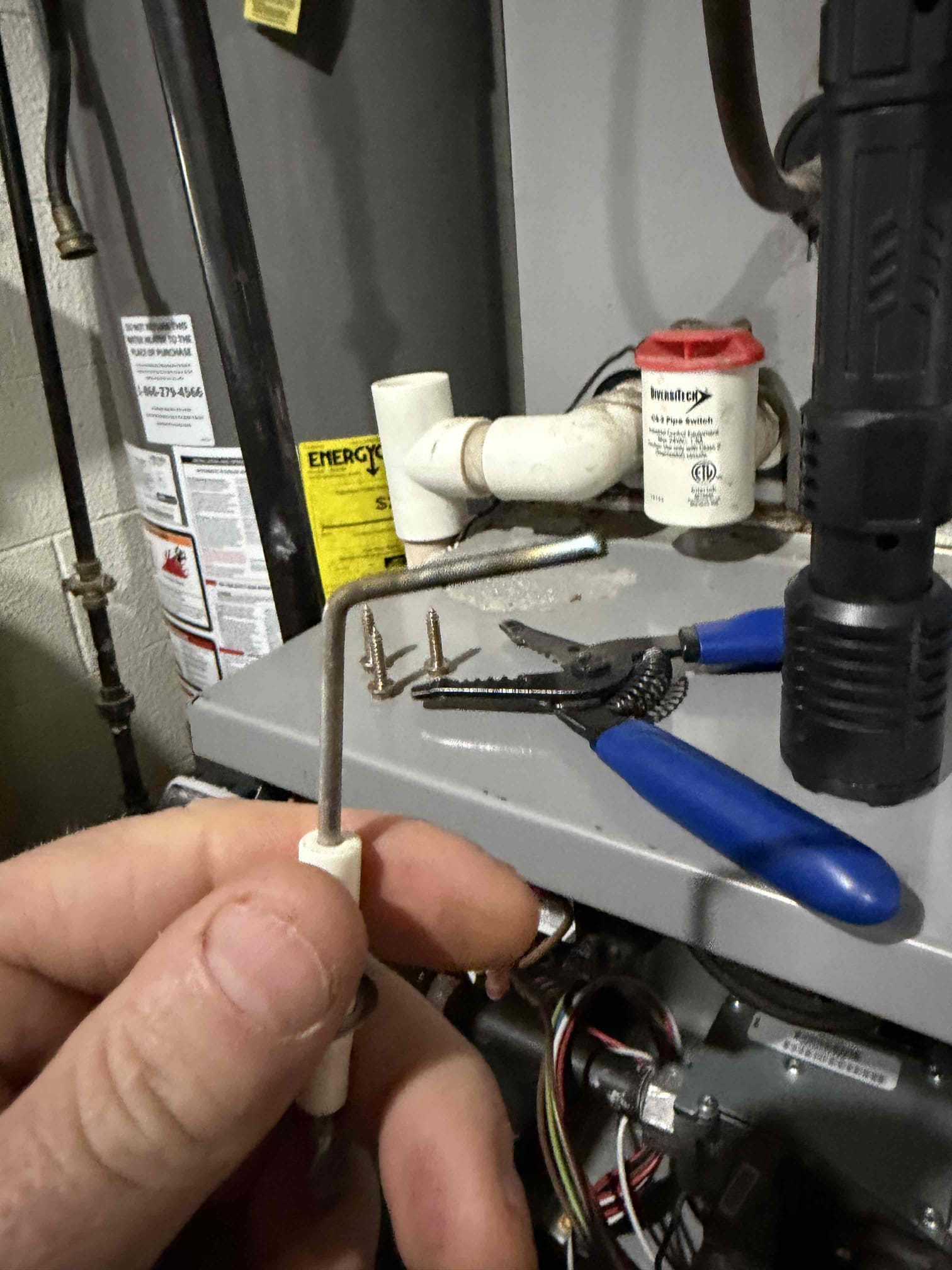 I am a highly skilled home service professional. I recently completed a furnace inspection for a customer. The system is six years old, and the customer's furnace filter is dirty. I recommended that the customer go to Menards and pick up a new filter. The customer agreed and thanked me for the advice.