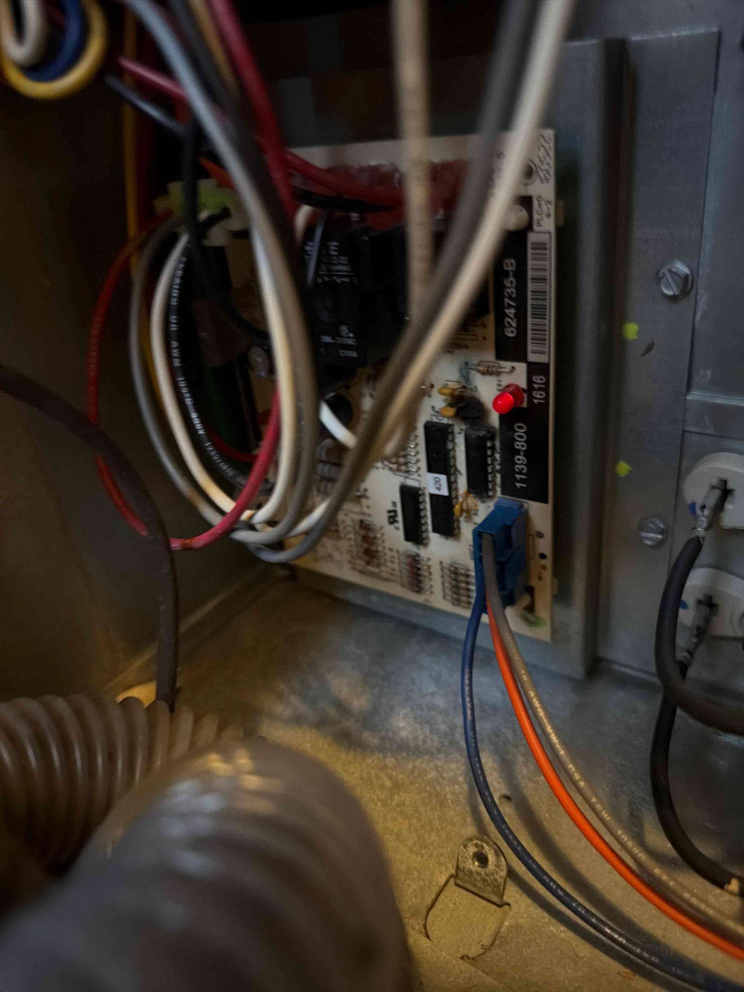 I was called to a home to fix a broken control board. I arrived at the house and inspected the issue. I determined that the control board was burnt out and needed to be replaced. I ordered the control board and installed it in the home. The customer was very happy with the service and thanked me for my help.