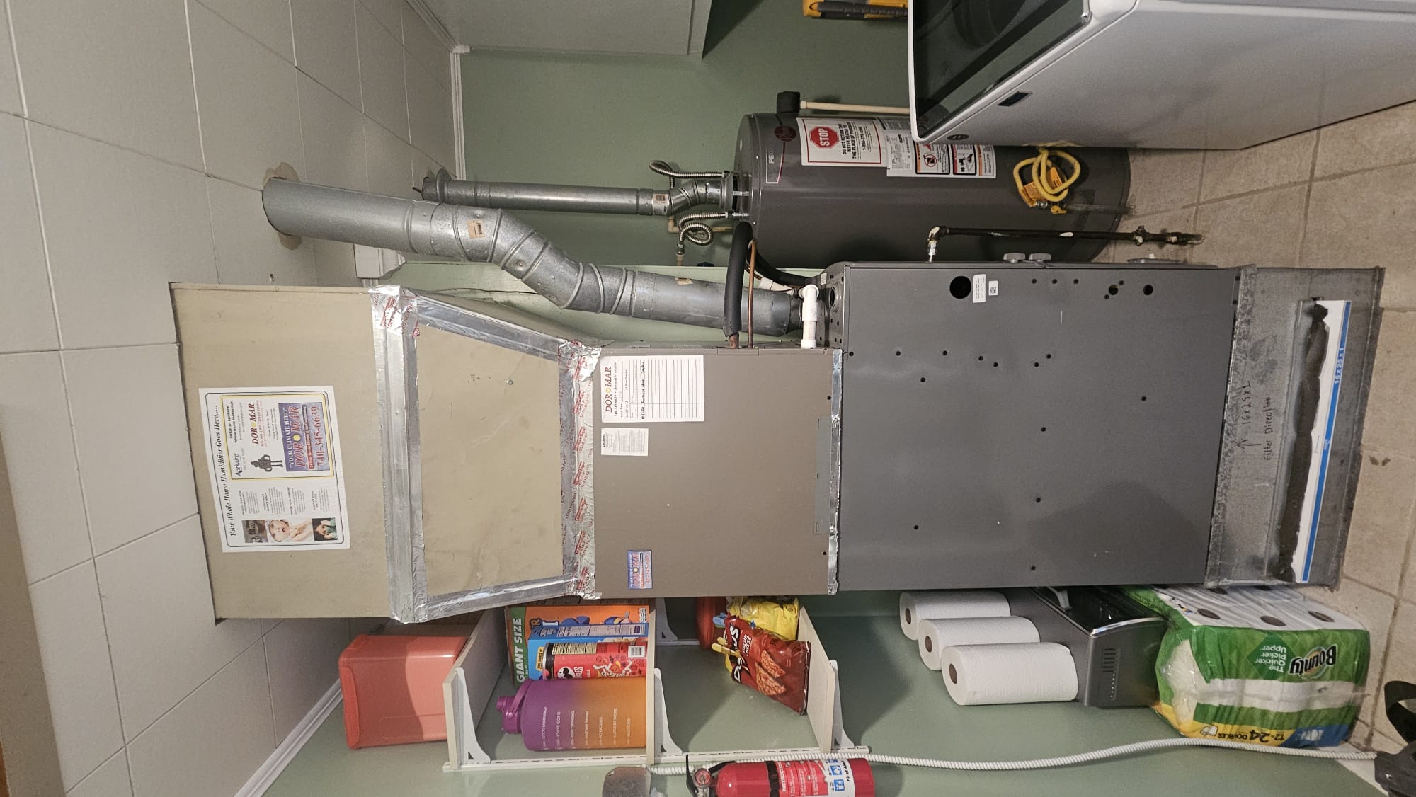 I was dispatched to a home service call to repair a gas line that was leaking. Upon arrival, I found that the gas valve had been turned off to prevent further damage to the heat exchanger. I inspected the gas line and found that it had been repaired, and the furnace had been inspected. I then turned the gas valve back on and tested the system to ensure it was working properly.