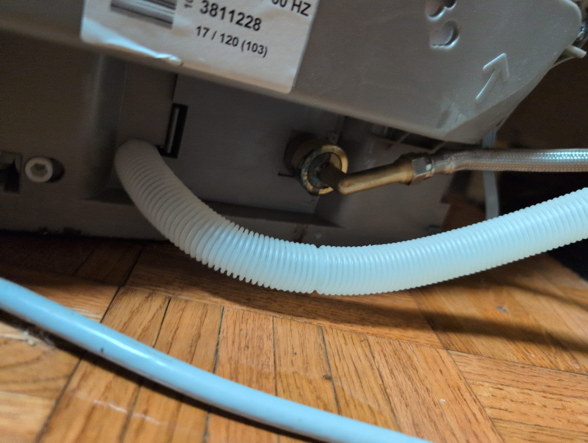 I am a skilled professional that works for a Dor-Mar Heating & Air Conditioning company. I was called to a client's home to inspect a leak near their dishwasher. Upon inspection, I found that the supply line was slightly loose, causing a drip. I tightened the supply line and ran the dishwasher to ensure it did not return. Once I was confident that the issue was resolved, I let the client know about the floor. The dishwasher was sitting on the floor, and I recommended leaving it out and putting a fan there to allow the floor to dry and prevent mold. I also informed the client that we are good to go.