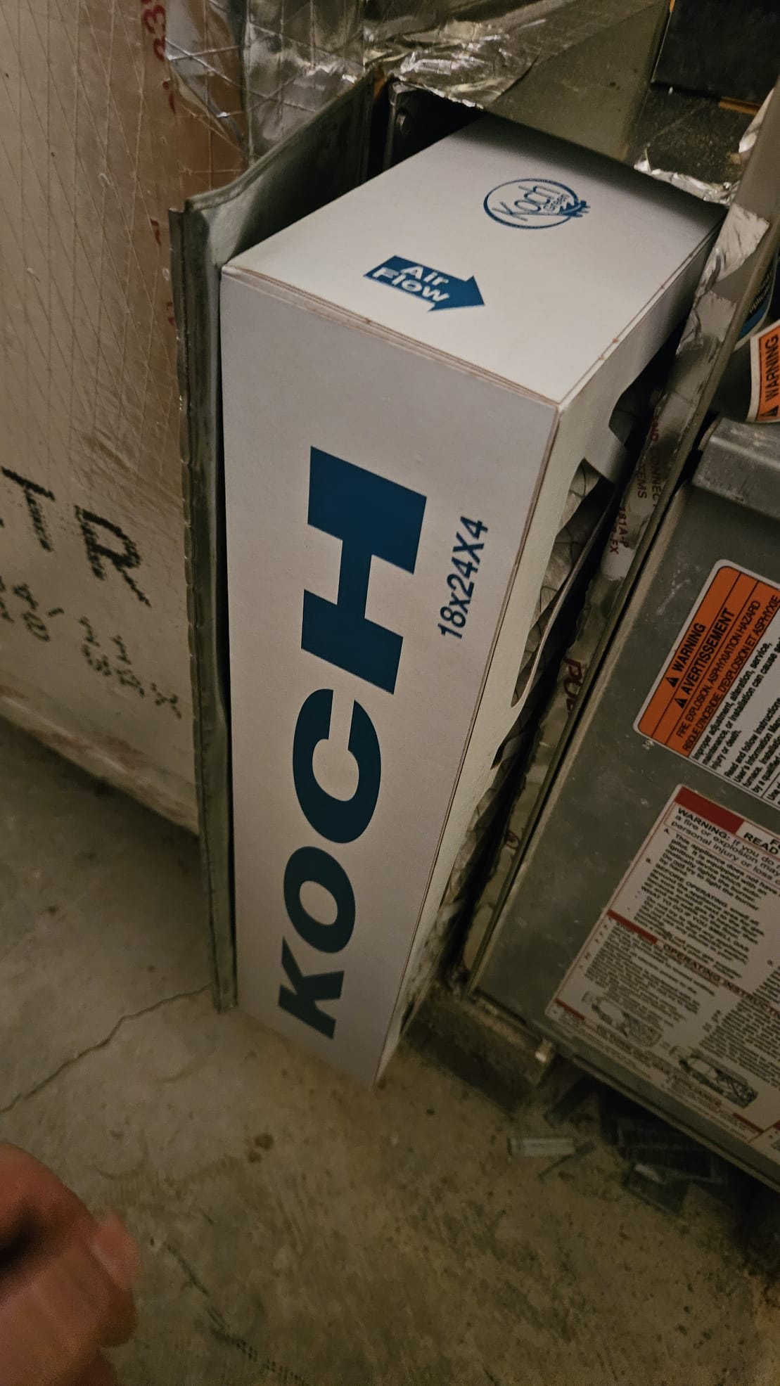 The furnace was not working properly. I diagnosed the issue and replaced the thermostat. I also checked the air filter and cleaned it. The furnace is now working great with no issues found.