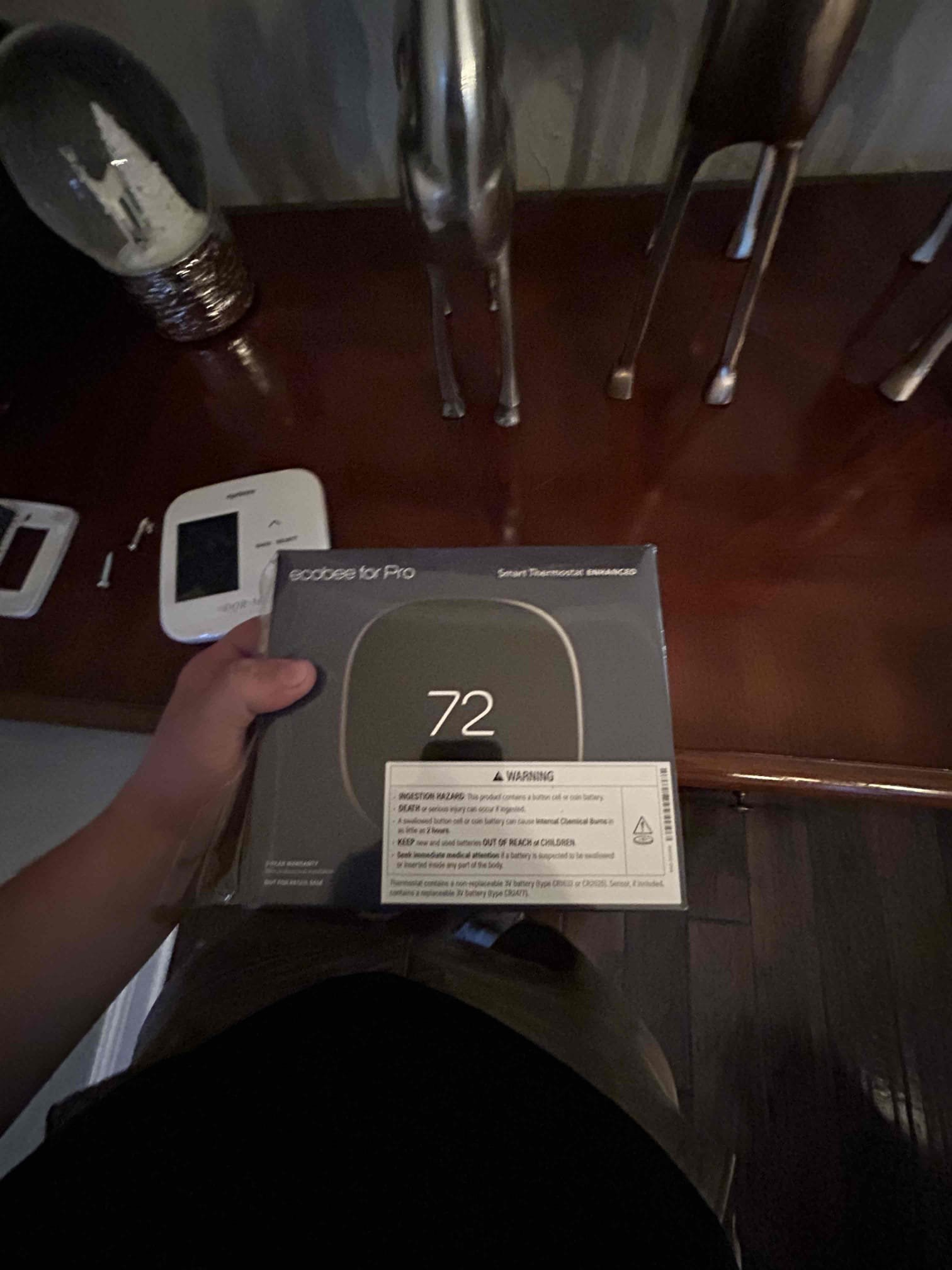 I am a highly skilled home service professional. I recently completed a job where I replaced a thermostat for an HVAC system. The existing thermostat was fried, so I used one off of my van to get them by. The customer was not charged for the replacement thermostat.