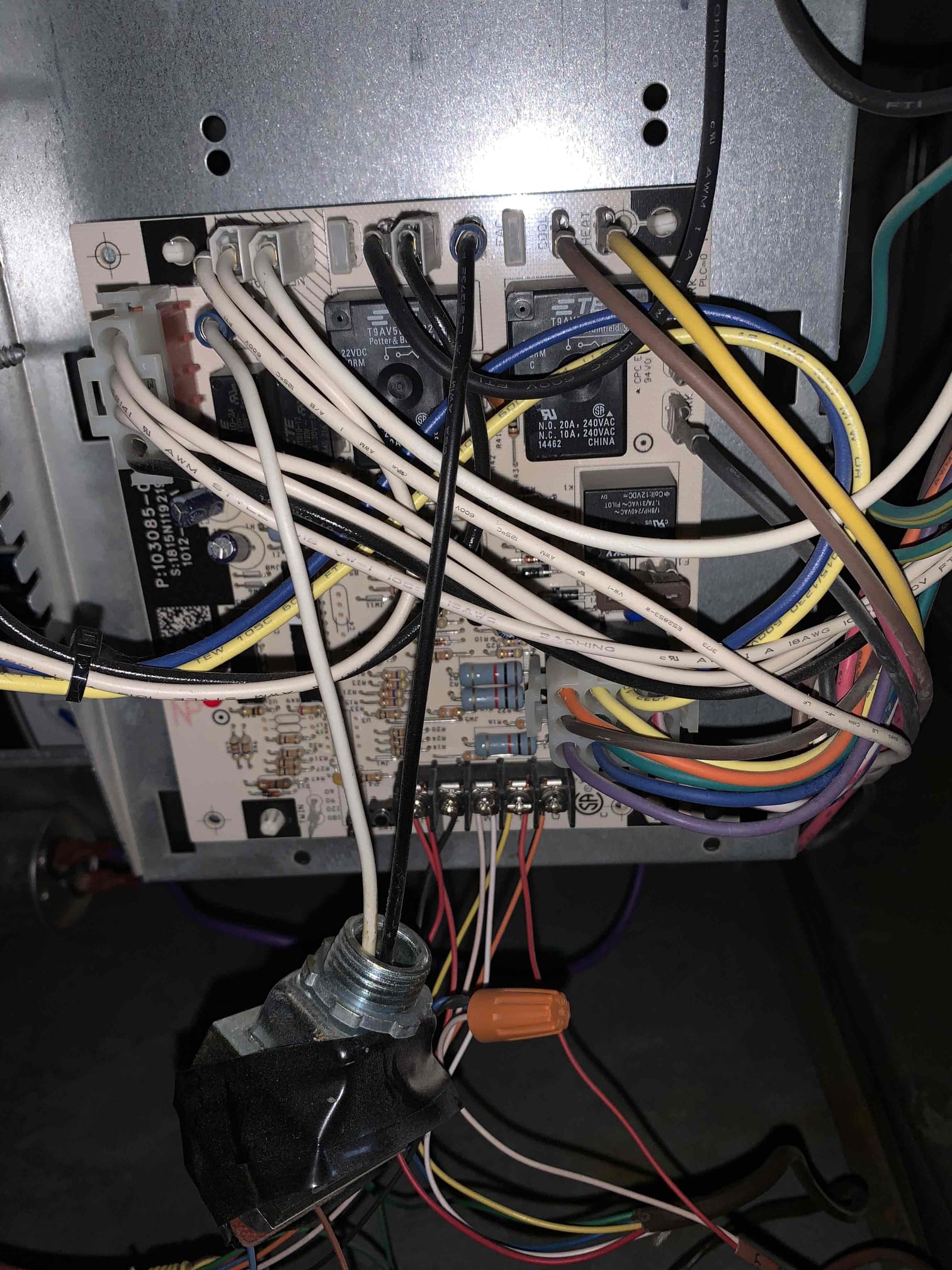 I am a home service technician, and I recently completed a furnace maintenance job. During the maintenance, I verified the operational performance of the system, cleaned the carbon buildup on the flame sensor, assessed the amp draw of the blower and inducer motor, and found that the circuit board was not sending voltage to the gas valve. I put in a parts order form for a new circuit board.