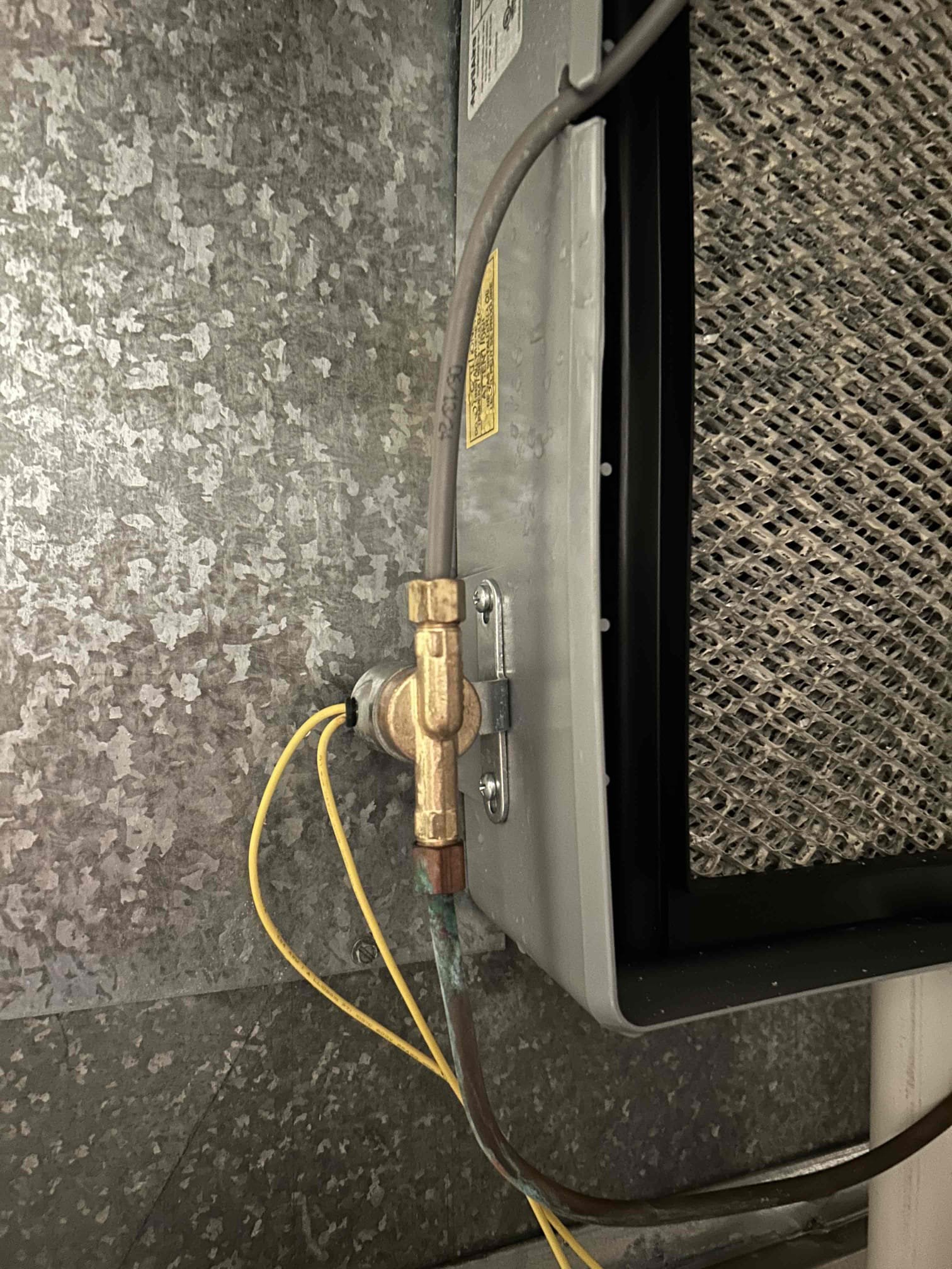 I was called to a home to repair a humidifier that was leaking at the nut on the solenoid unit. I arrived at the house and found that the humidifier was not working properly. I diagnosed the issue as a loose nut on the solenoid unit. I removed the old nut and replaced it with a new one, making sure it was tightened properly. After completing the repair, I tested the humidifier to ensure it was working correctly. The homeowner was very pleased with the service and thanked me for my help.