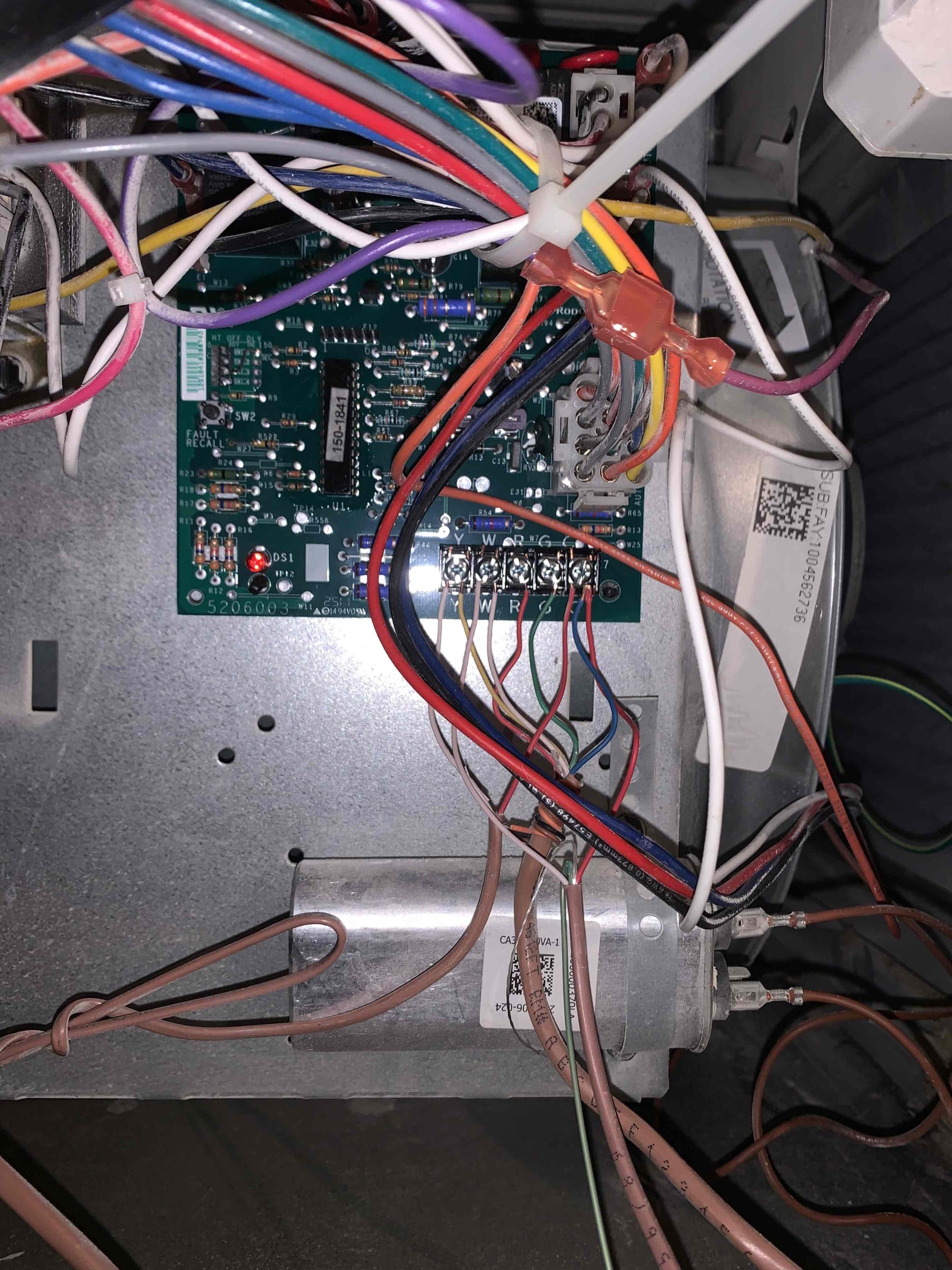I was called to a home to replace the control board for a furnace. When I arrived, I found that the furnace was not working. I diagnosed the issue as a faulty control board and replaced it. After completing the repair, I collected payment from the customer and ensured that the furnace was working properly before leaving.